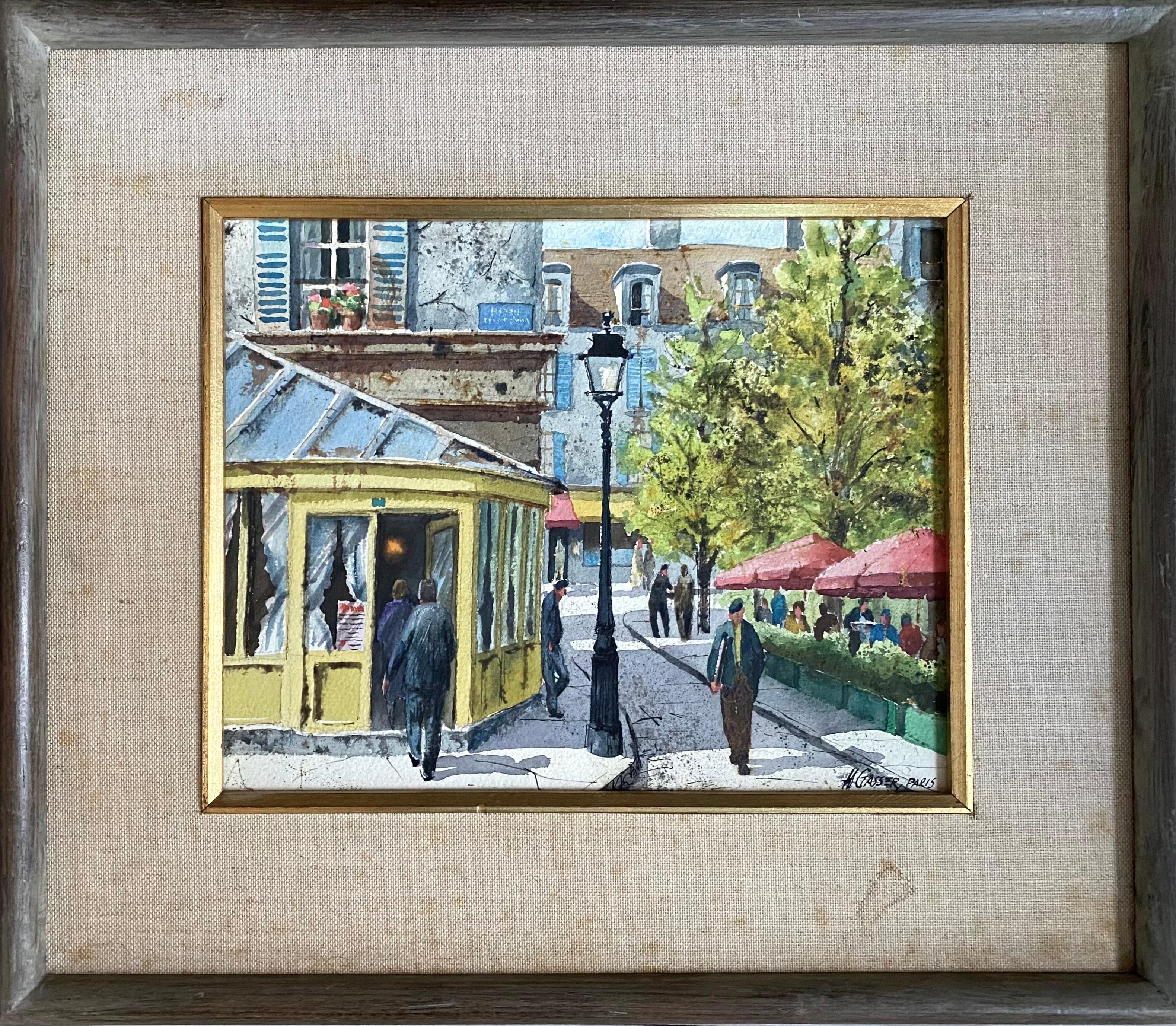 Montmartre im Juli – Art von Henry Martin Gasser