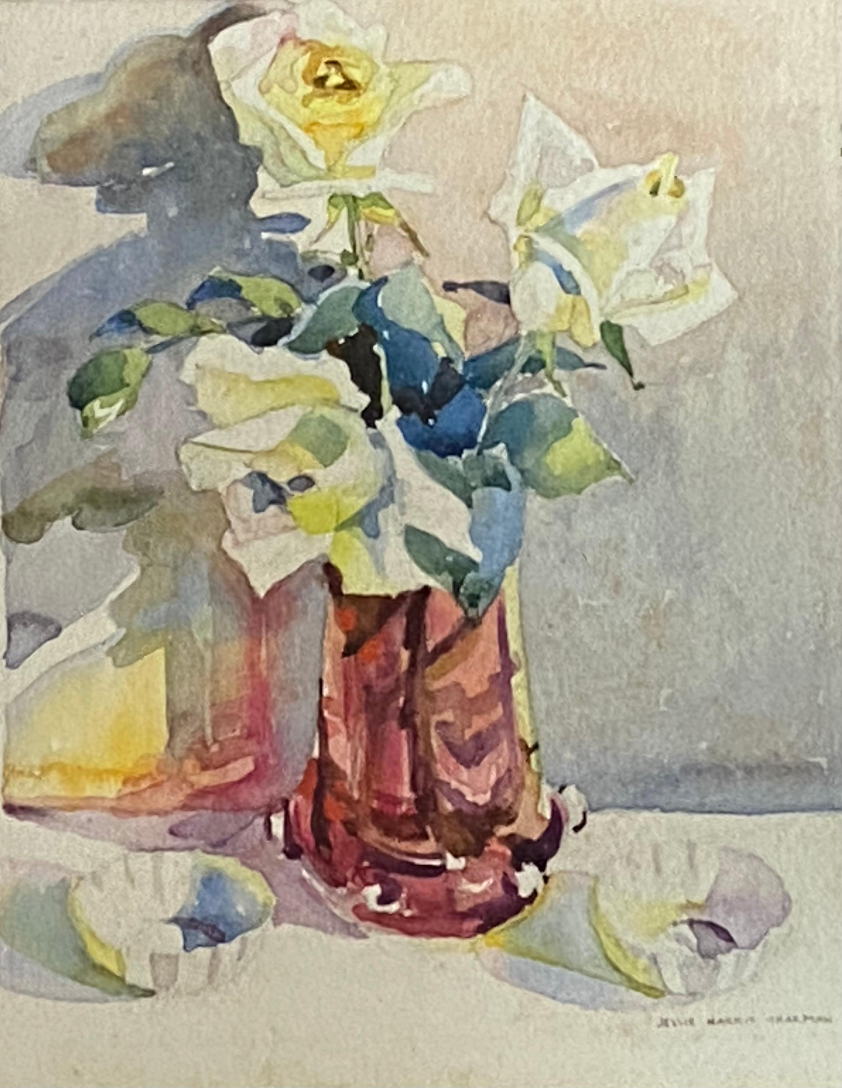 “Still Life with White Roses” For Sale 3