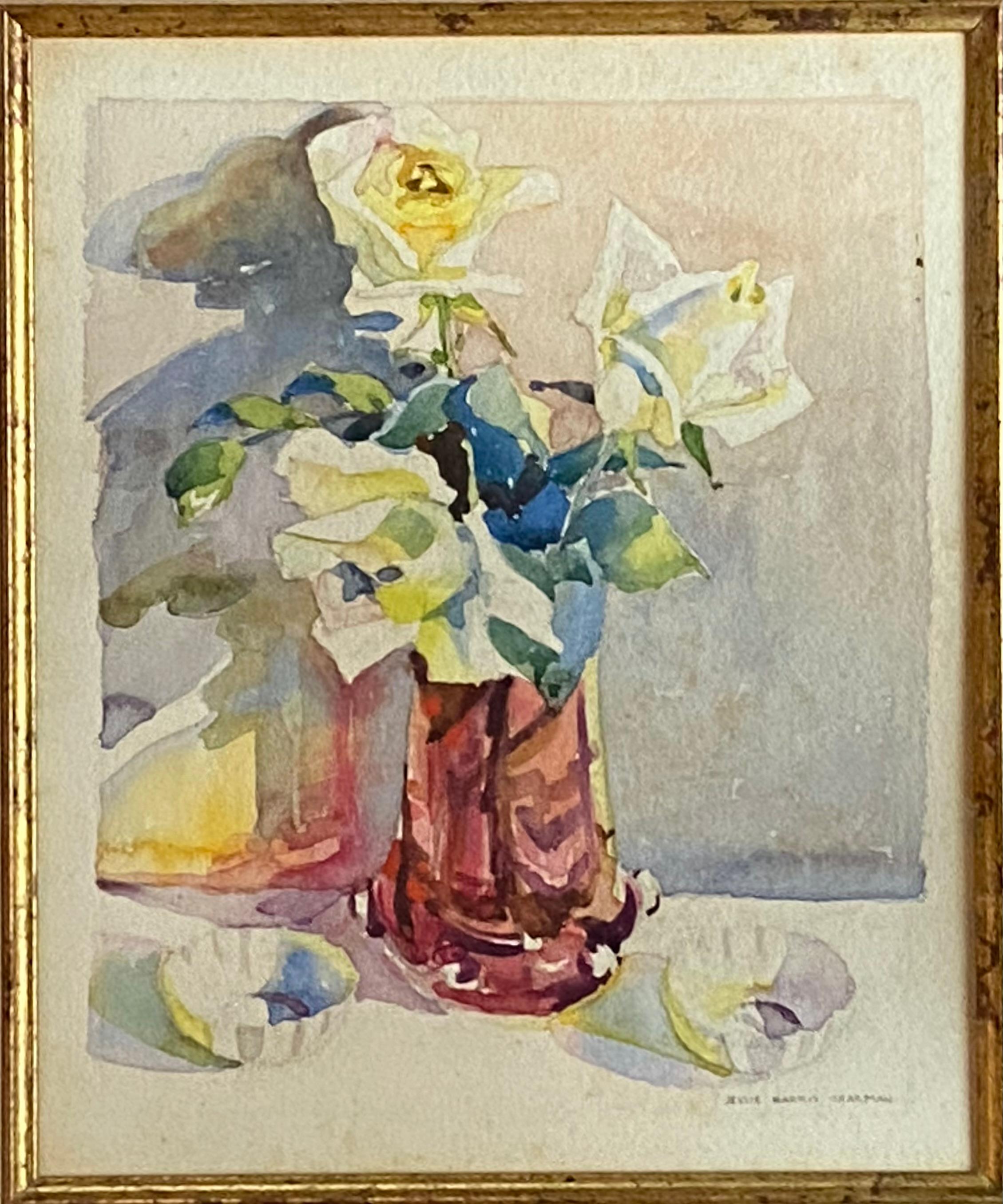 “Still Life with White Roses” For Sale 6