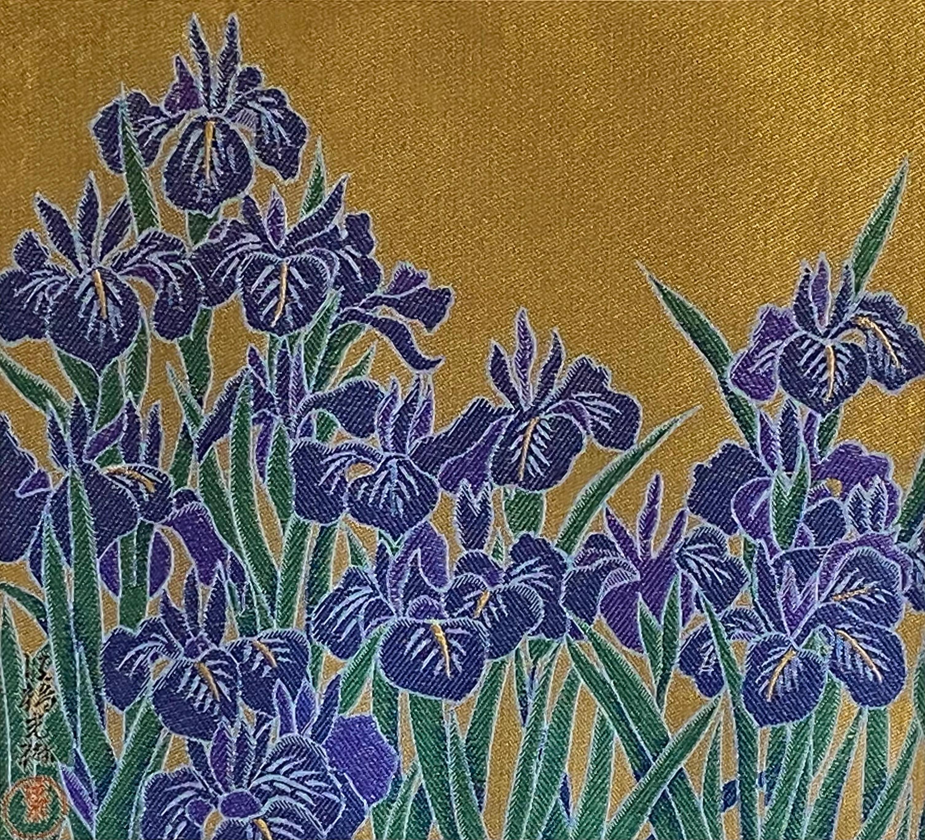 “Irises” - Contemporary Art by Unknown