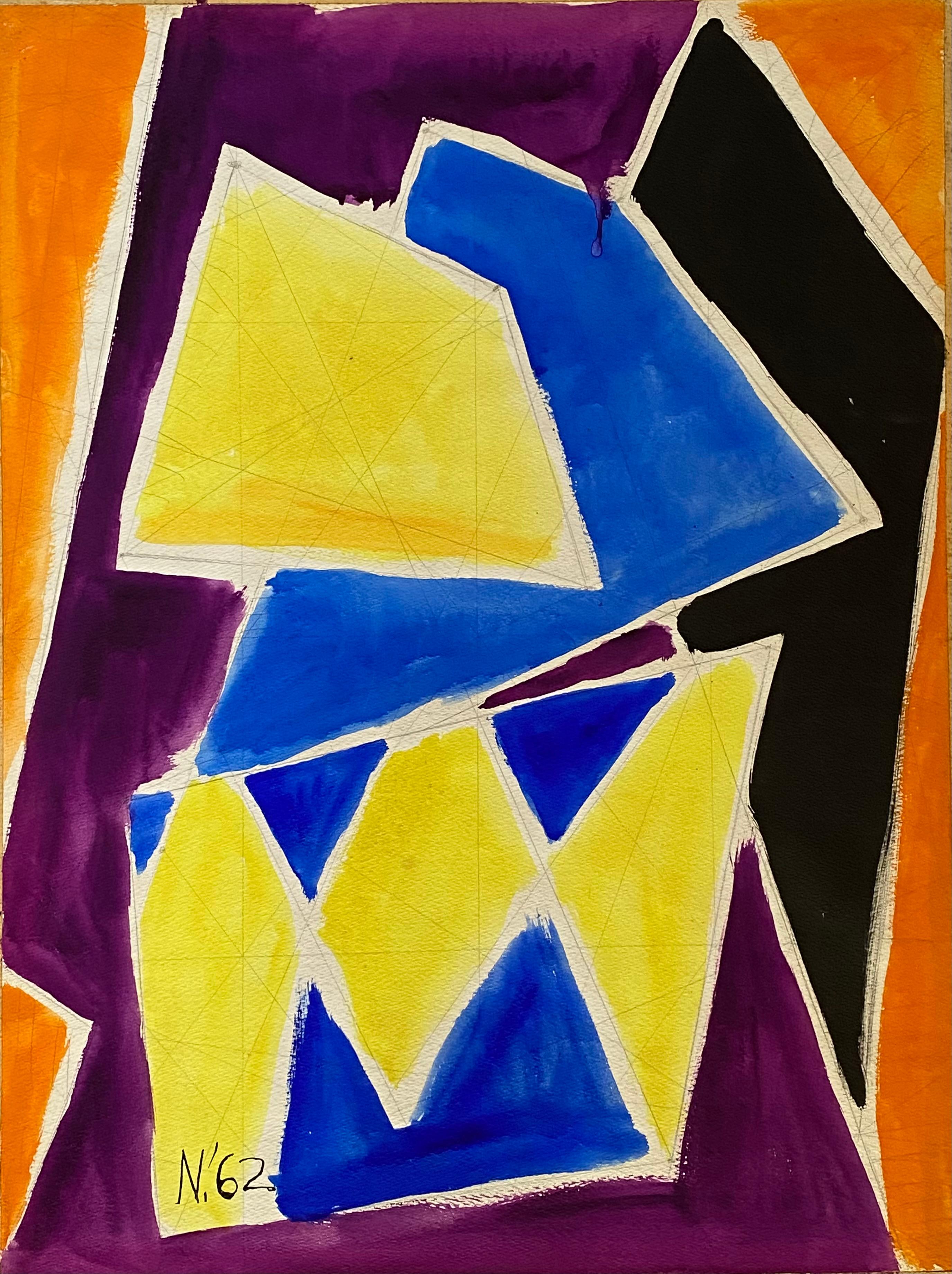 Lloyd Raymond Ney Abstract Drawing - “Untitled Abstract”
