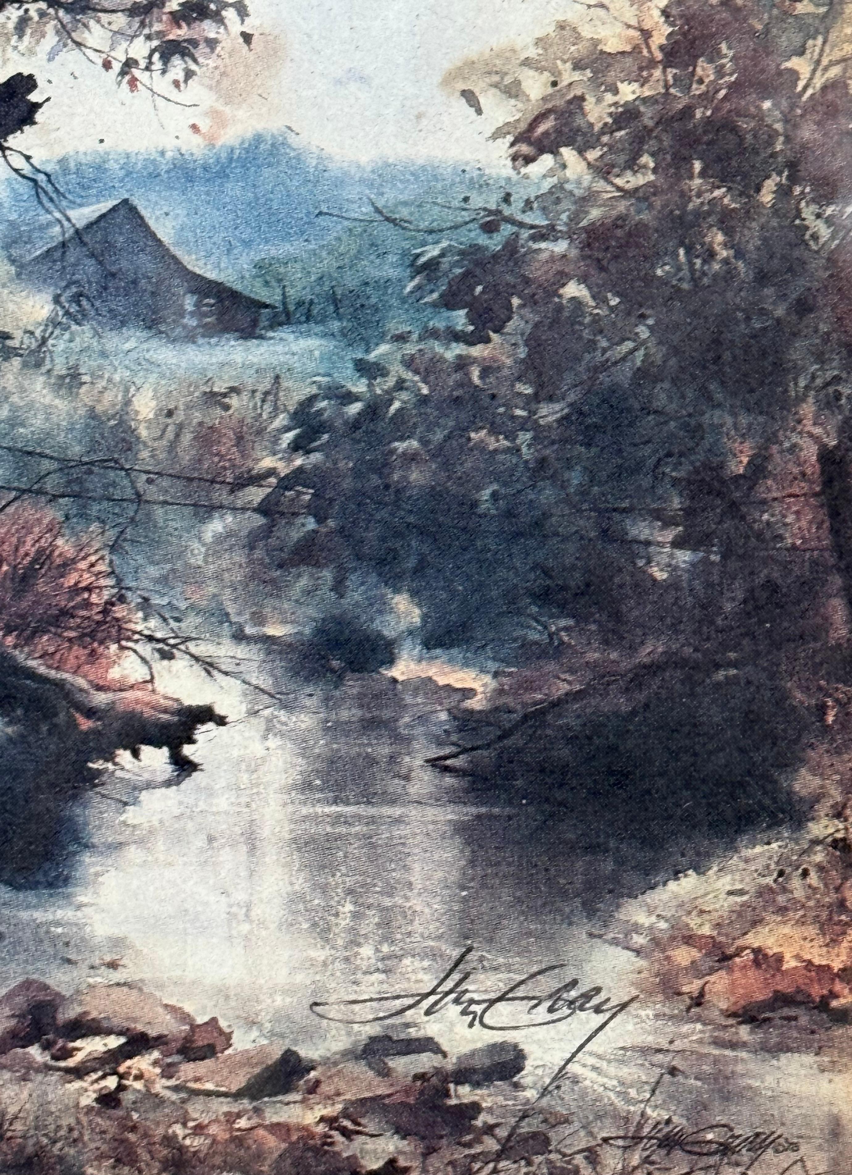 Tennessee Träumen (Schwarz), Landscape Art, von Jim Gray
