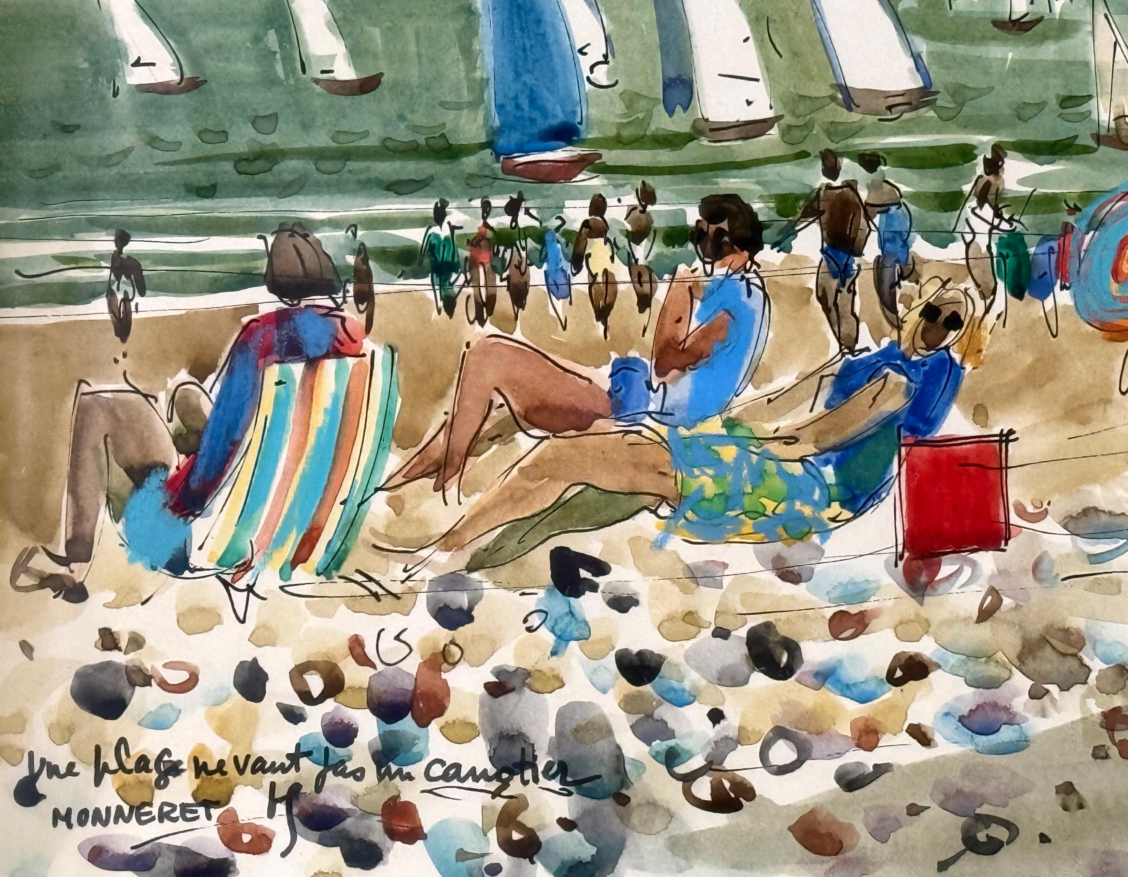 Voiliers au large de la plage en vente 2