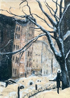 Stadt Schnee