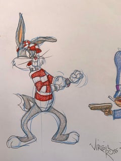 "Bugs Bunny, Rocky y Mugsy"