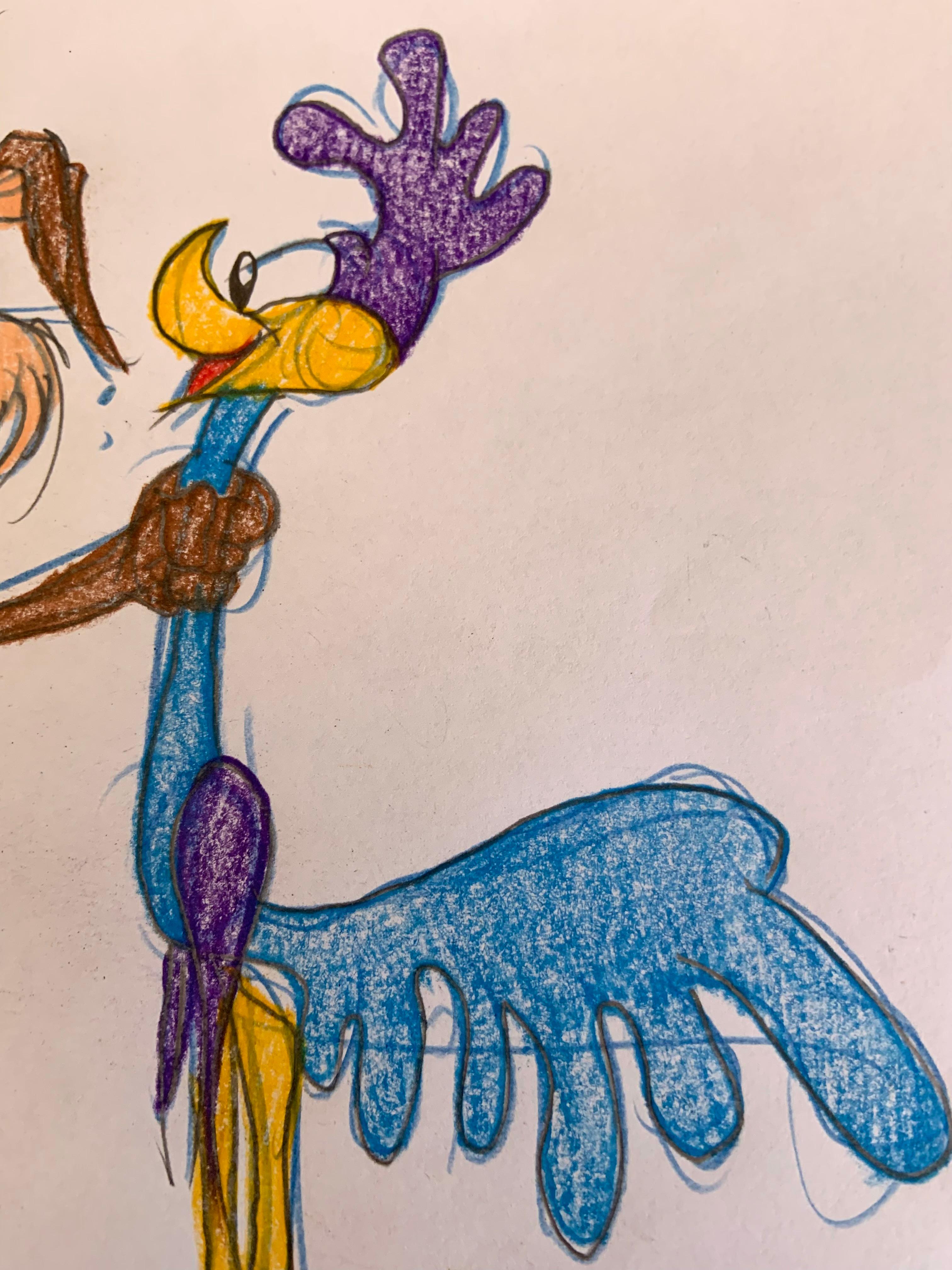 “Wile E.Coyote & Road Runner” - Other Art Style Art by Virgil Ross