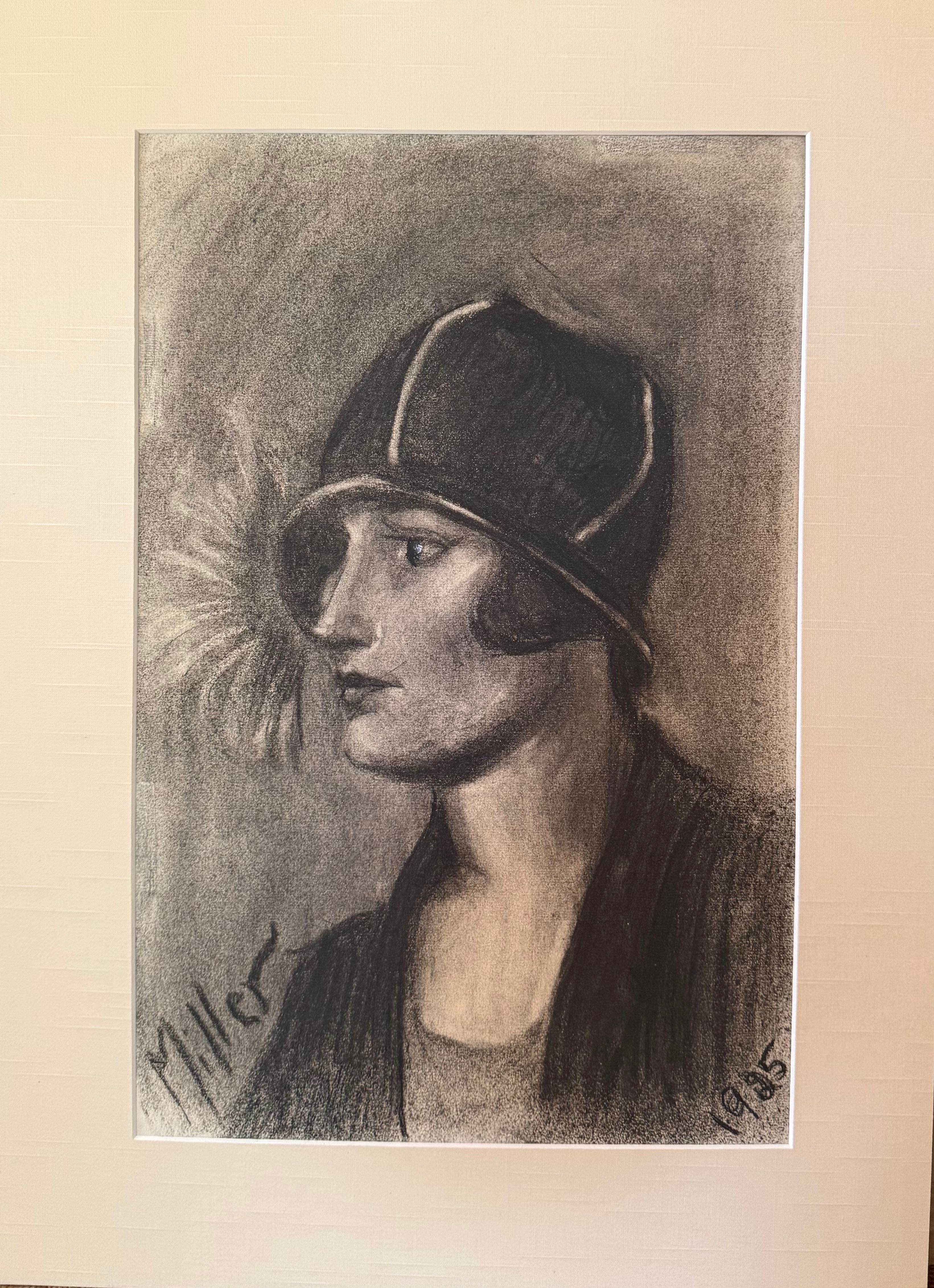 “Flapper Girl” - Art Art Decó de Richard Emil Miller