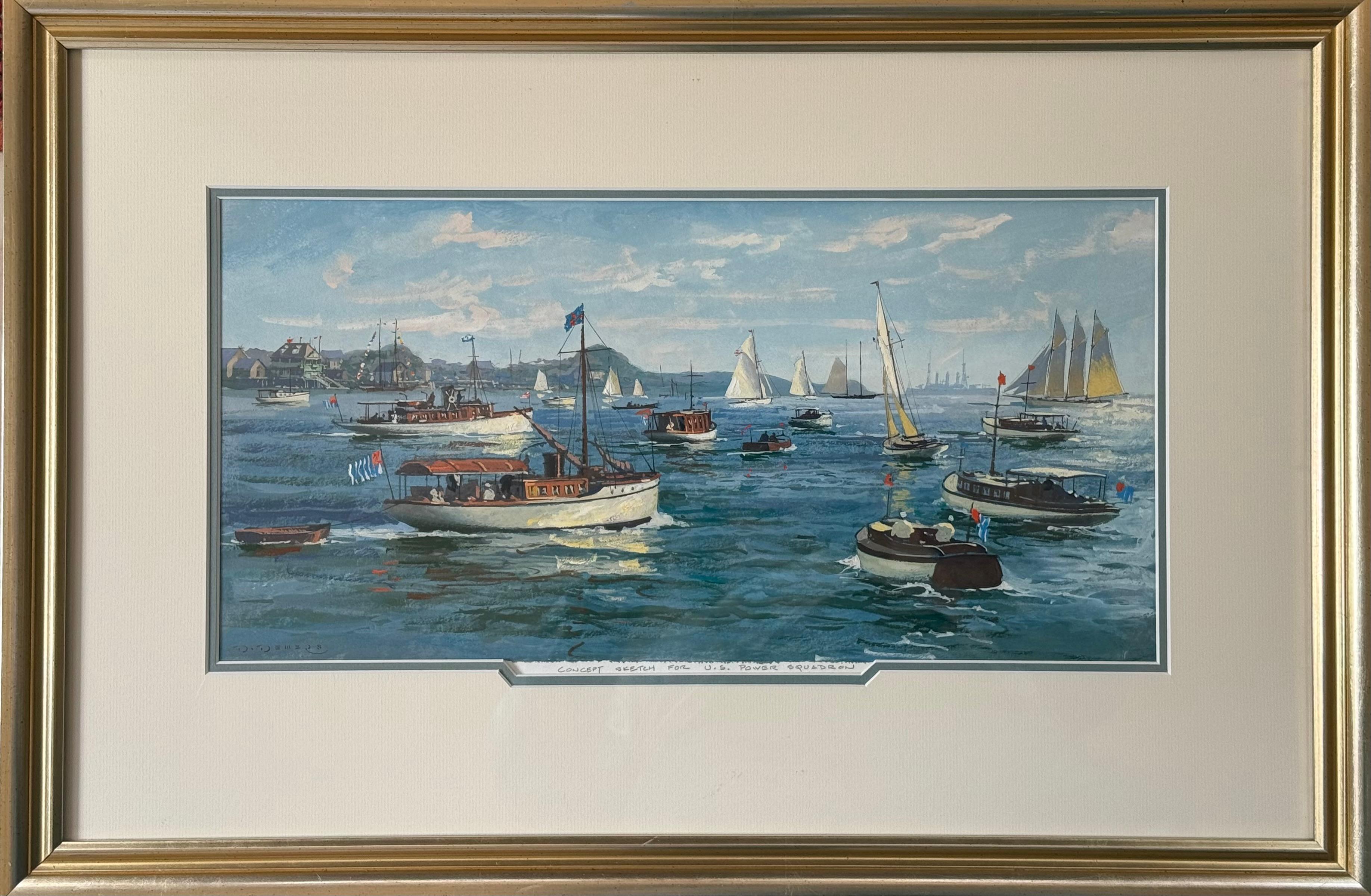 Le 90e anniversaire de l'escadron de puissance américain - Art de Donald Demers