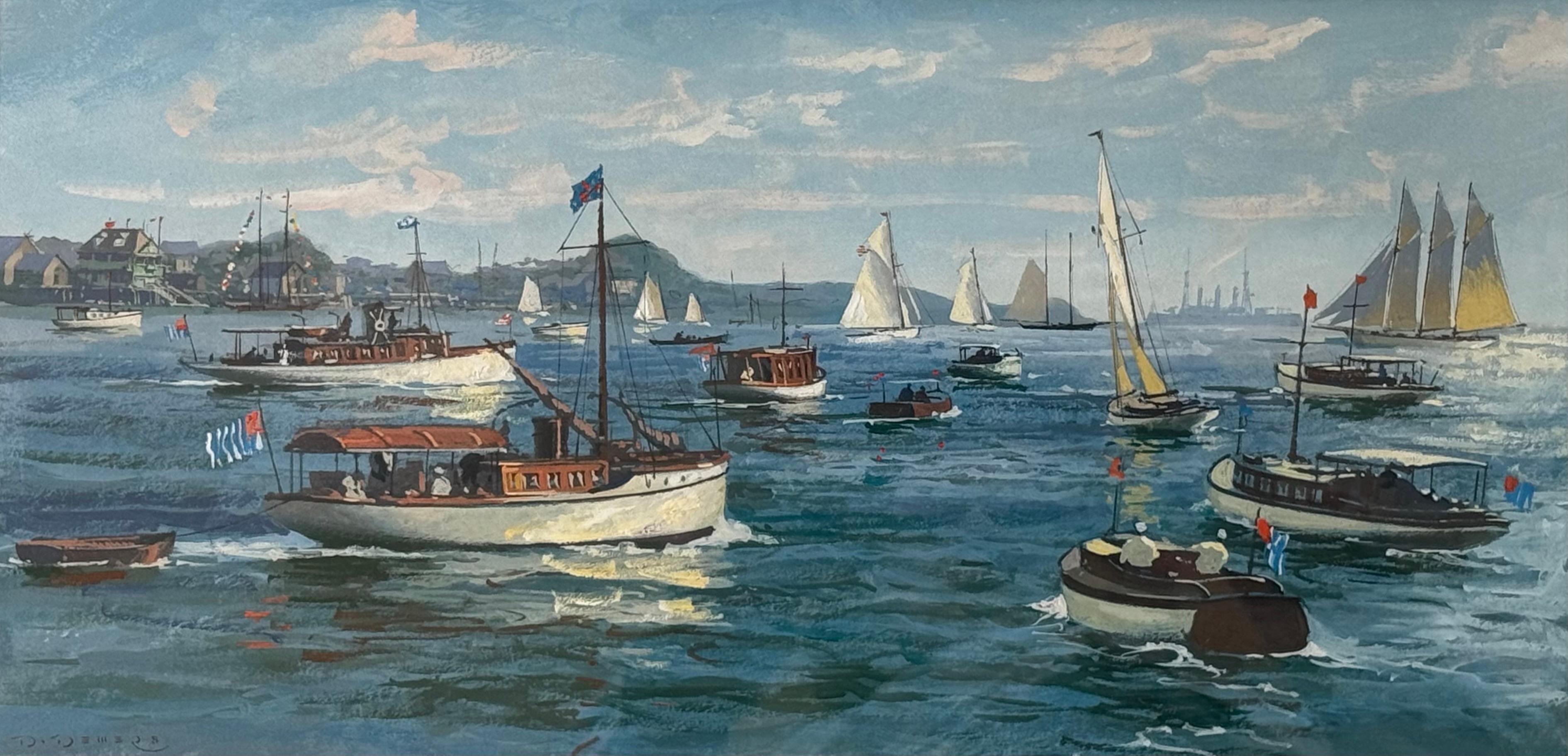 Le 90e anniversaire de l'escadron de puissance américain - Réalisme américain Art par Donald Demers