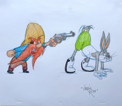 "Bugs Bunny y Yosemite Sam"