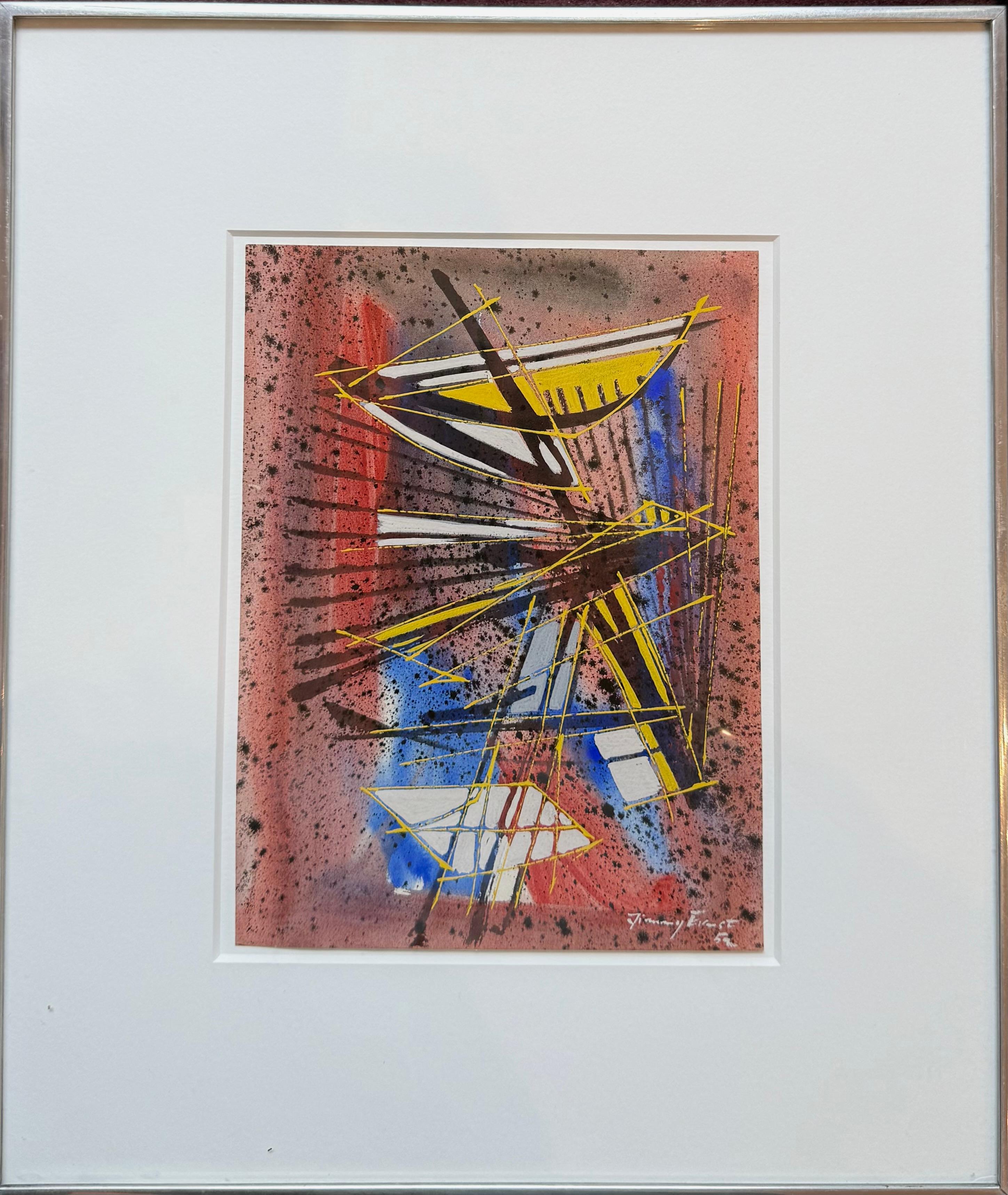 “Abstract in Colors, 1952” - Art by Jimmy Ernst