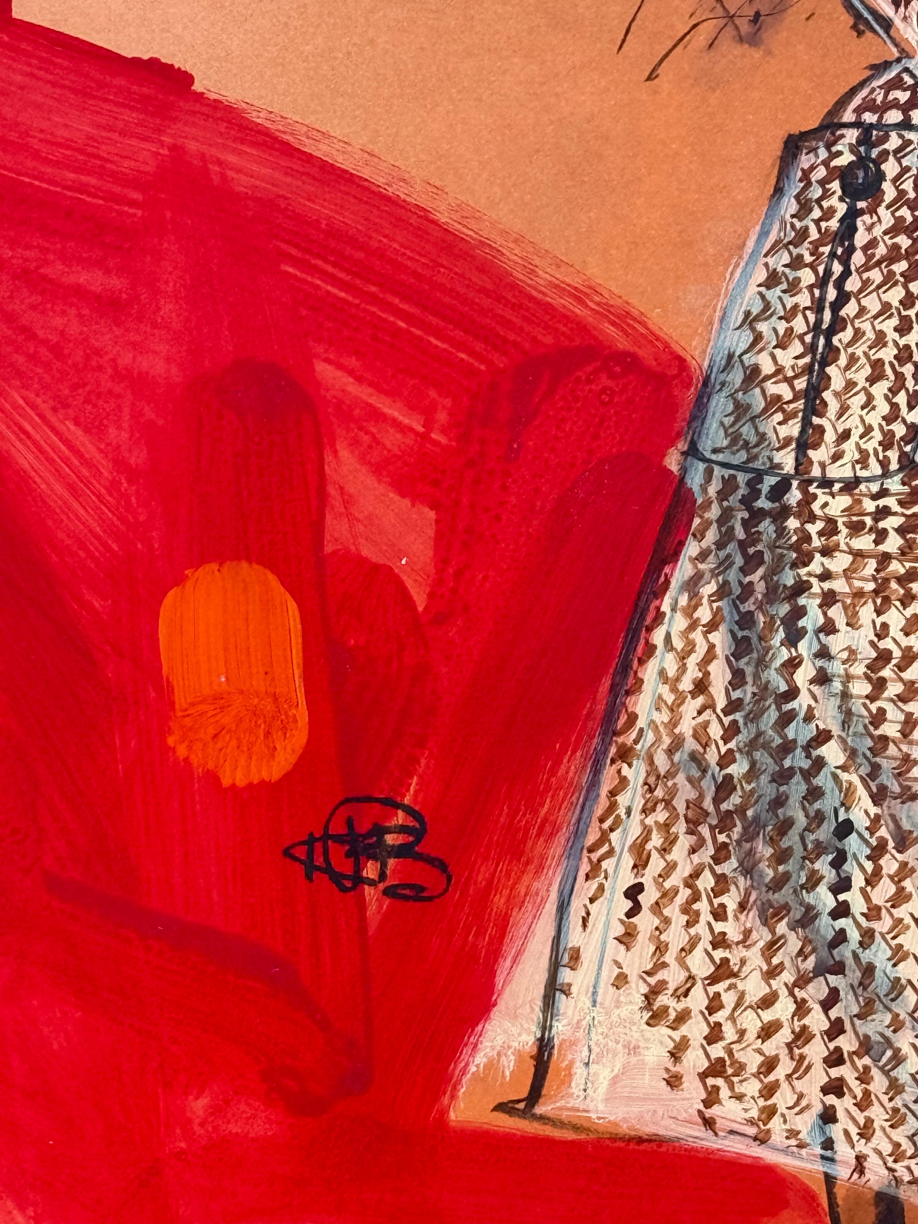 “Woman with Colorful Scarf” 3