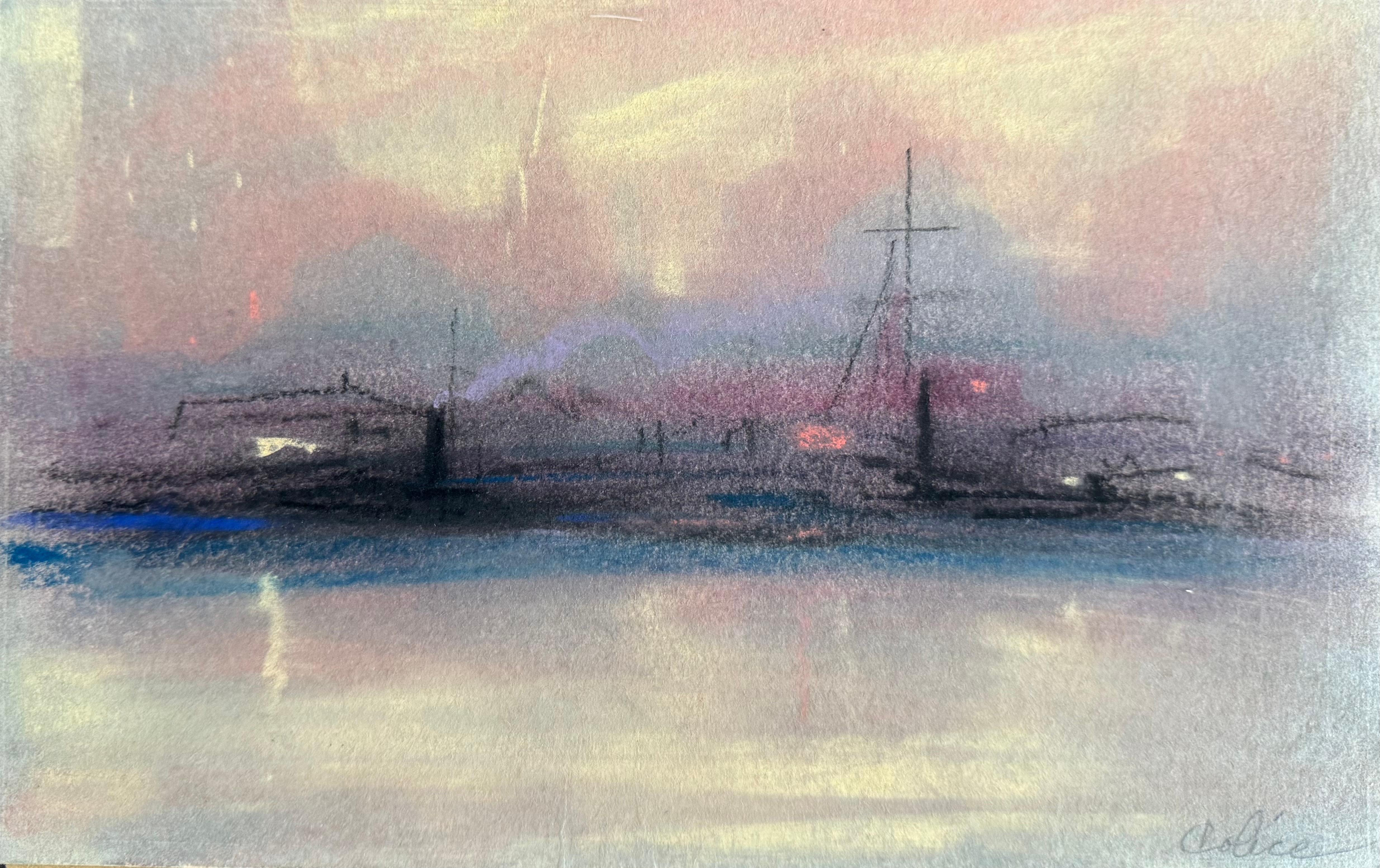 "Horizonte de Nueva York en el East River"