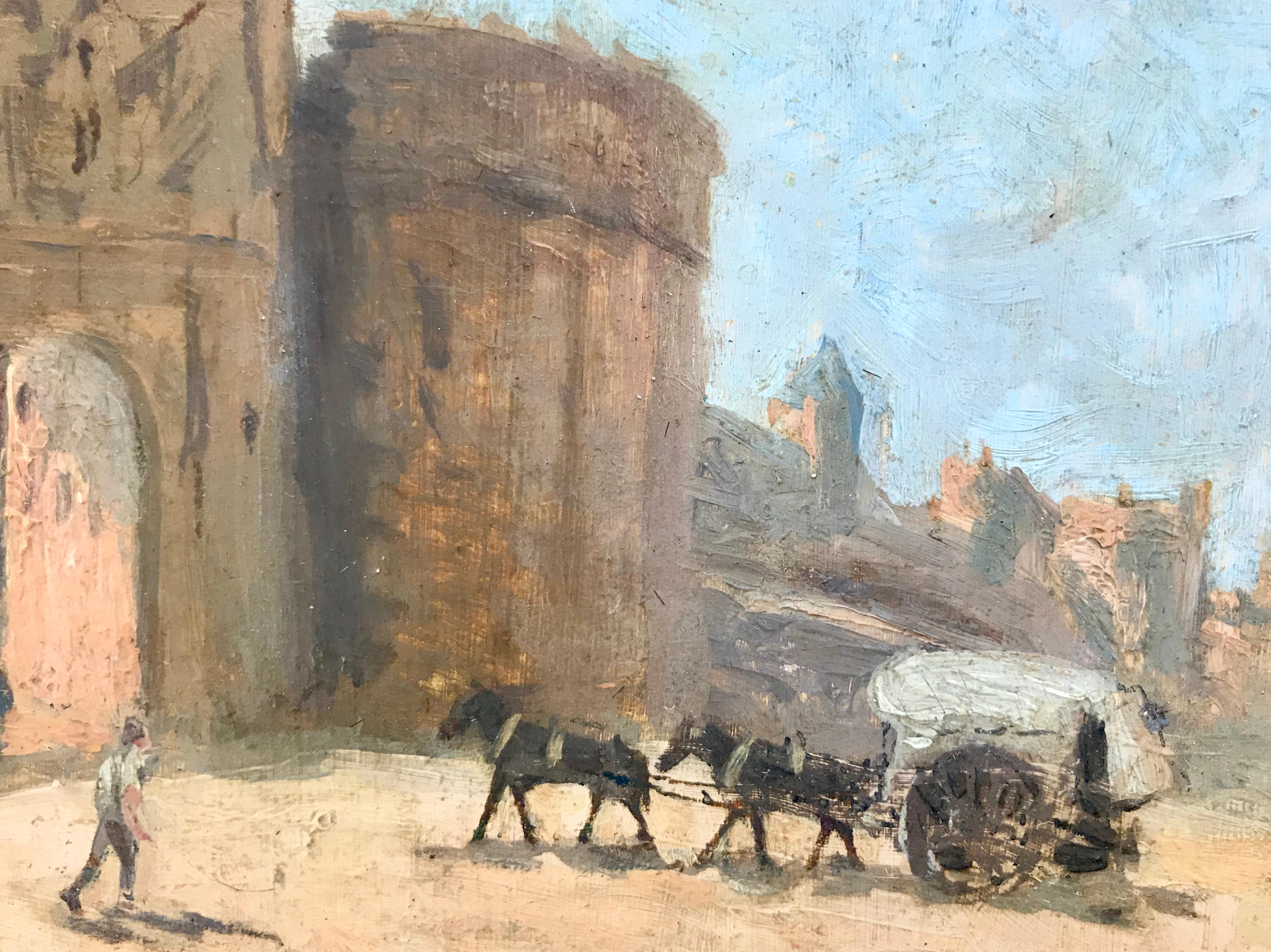 “Puerta Bisagra, Toledo” - Painting by Robert Camm