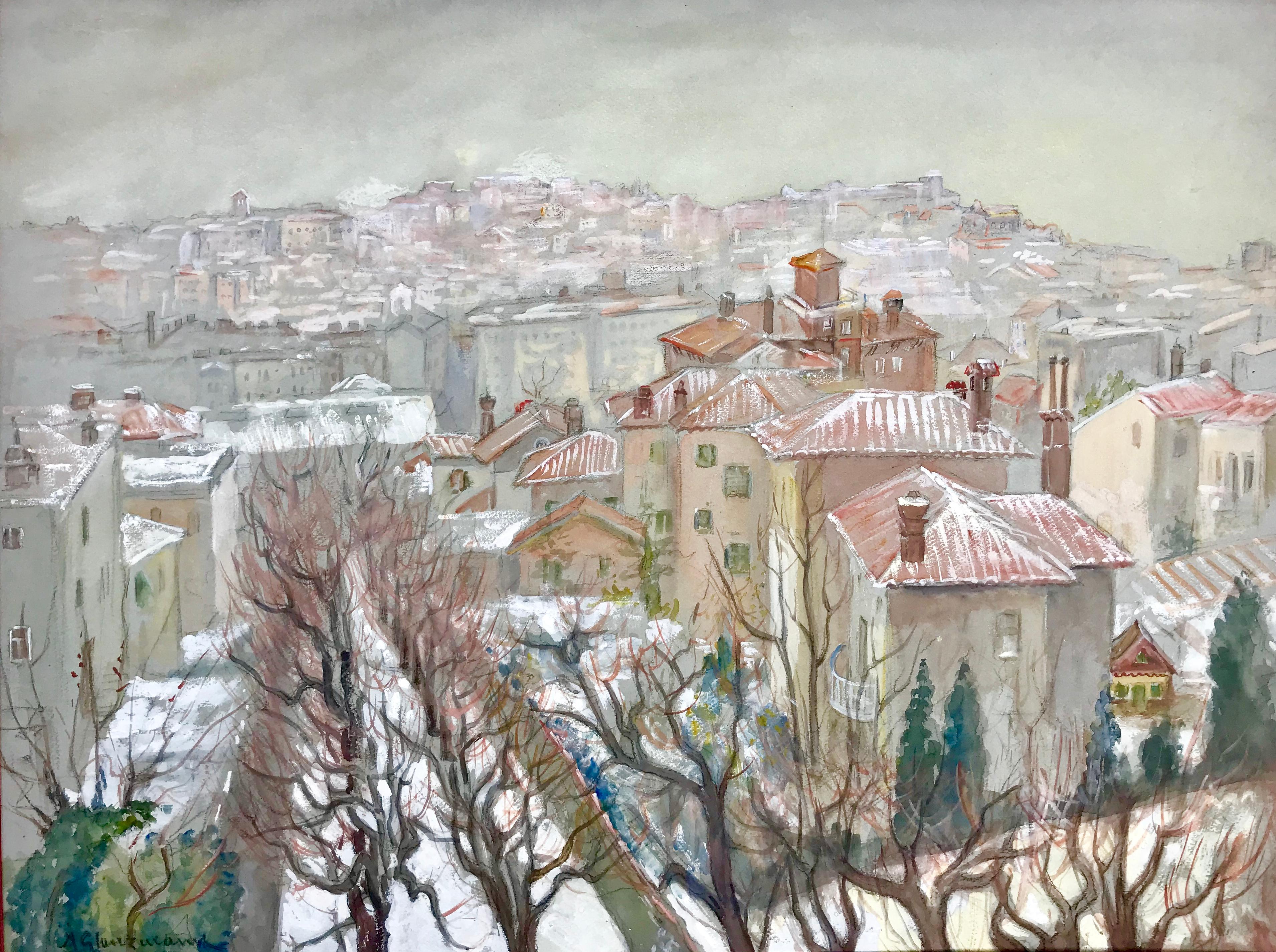 Mags Glanzmann Landscape Art - “Switzerland in Winter”