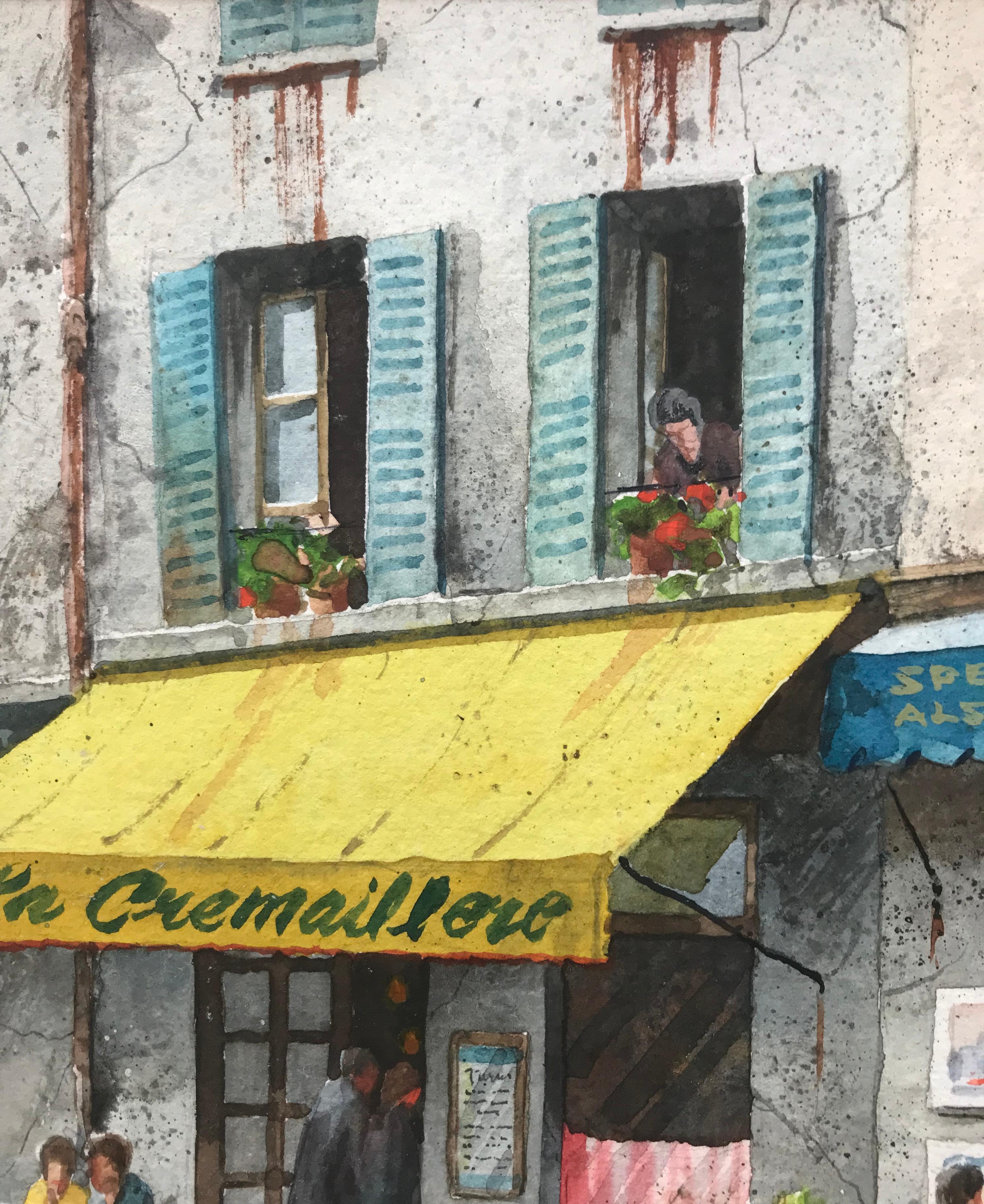 “La Crémaillère, Paris” - American Modern Art by Henry Martin Gasser