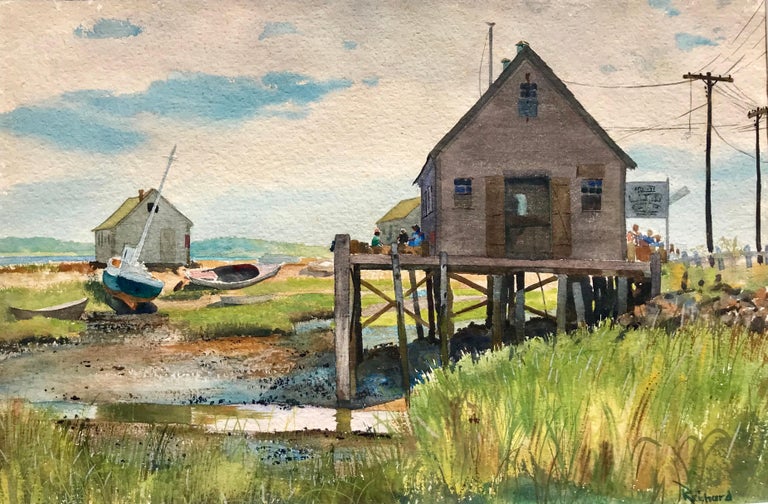 Joel W. Reichard “Fishing Shack, Maine” at 1stDibs joel reichard
