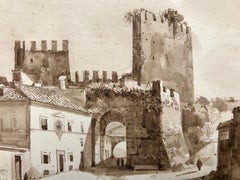 “View of Porta San Paolo, Rome”