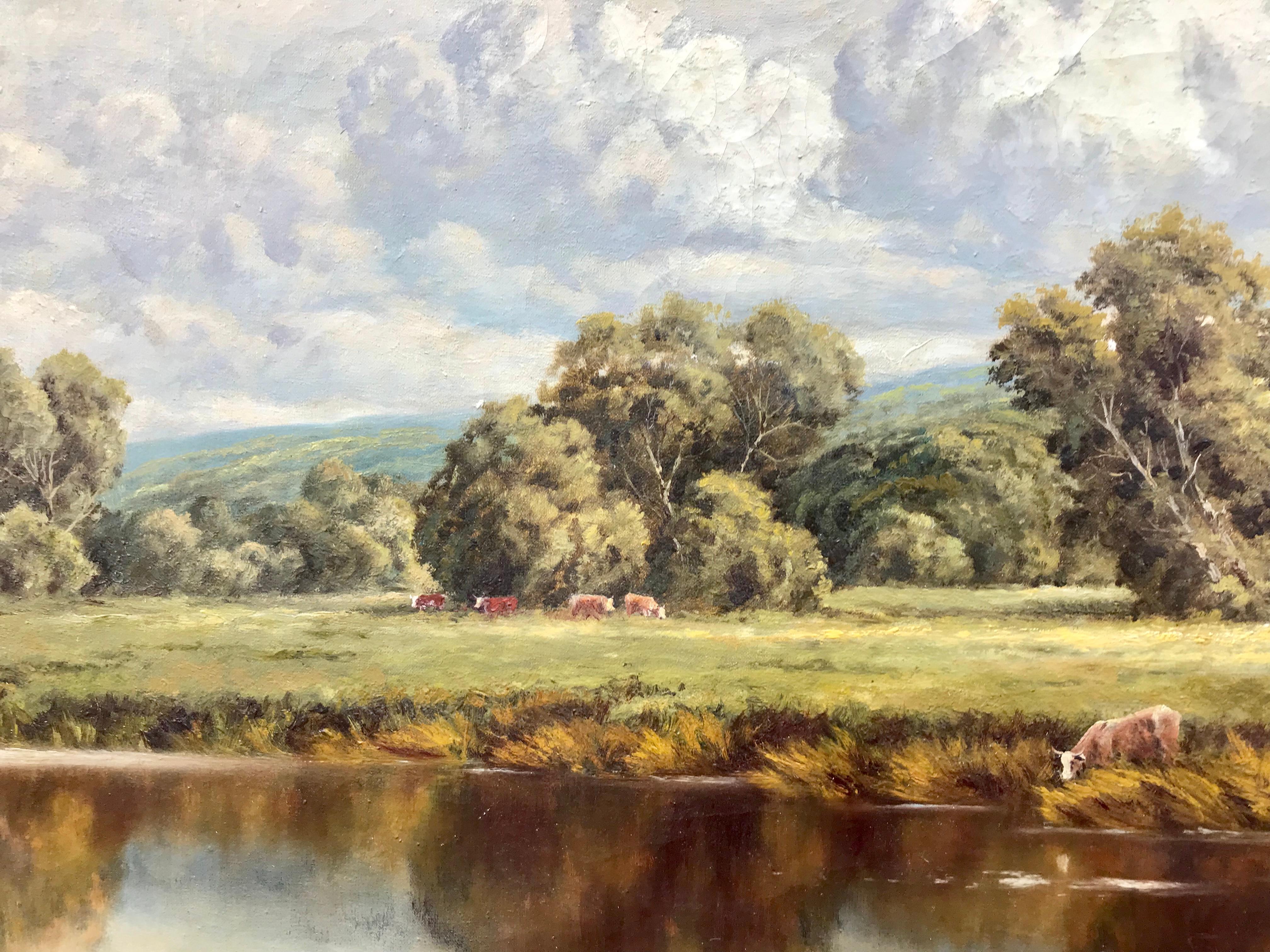 La prairie boisée - Post-impressionnisme Painting par Frederick D. Ogden