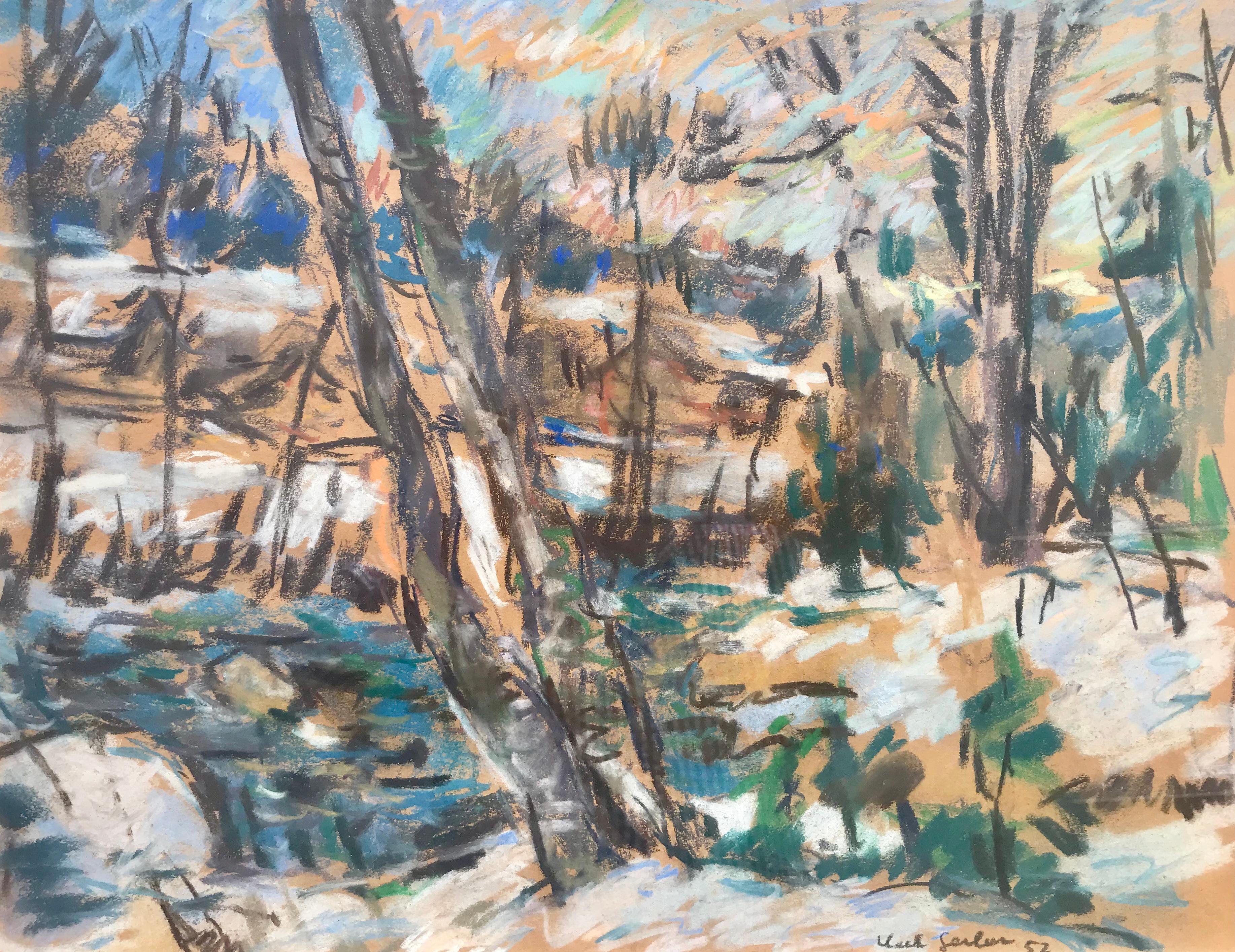 “Spring Thaw” - Post-Modern Mixed Media Art by Karl Gerber