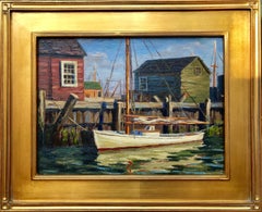 “Sailboat, Greenport Dock”