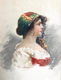 Academic Drawings and Watercolor Paintings