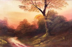 "Puesta de sol, Dorking"