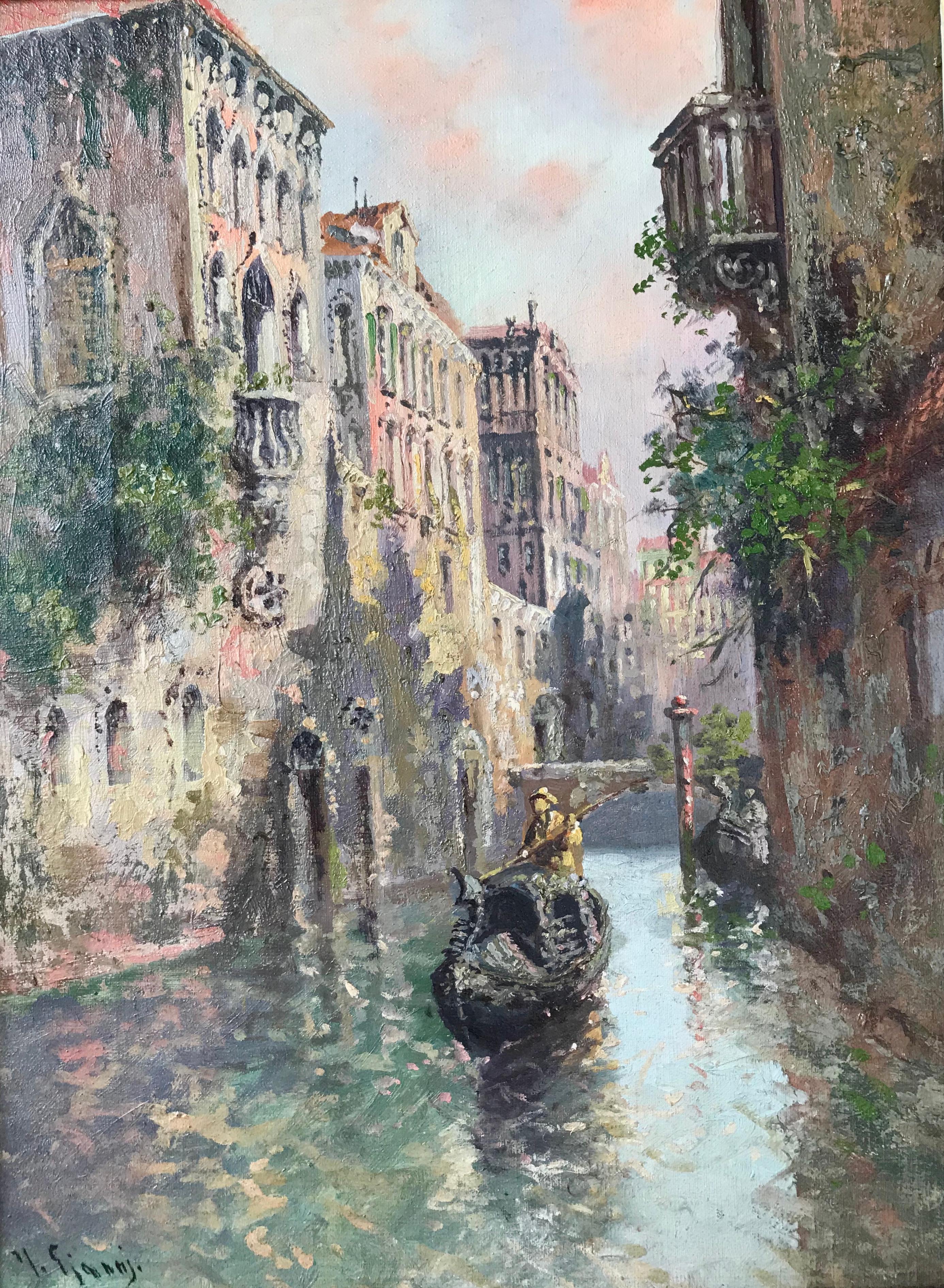 Yves Gianni Figurative Painting – Venezia