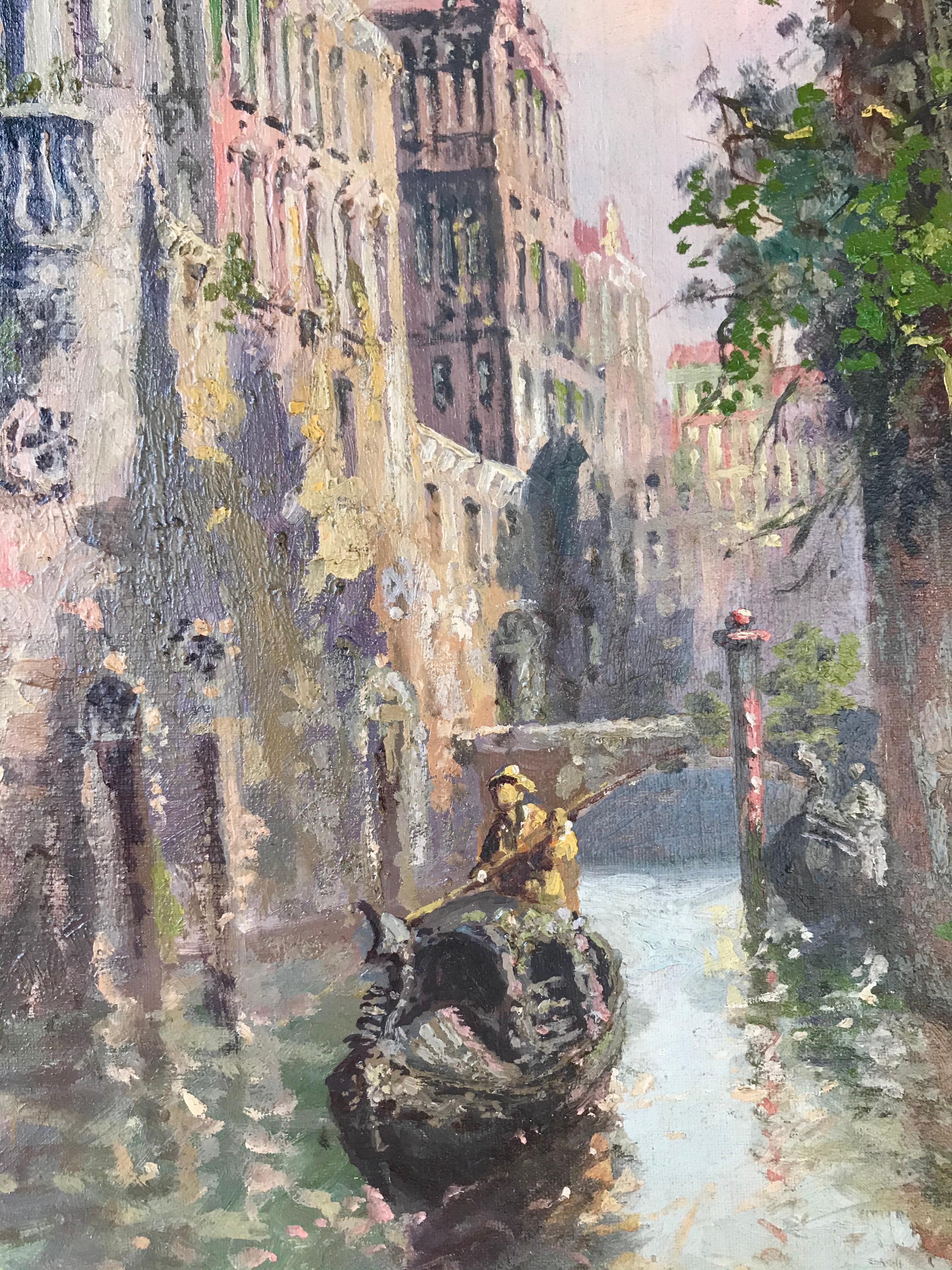 Venezia (Post-Impressionismus), Painting, von Yves Gianni