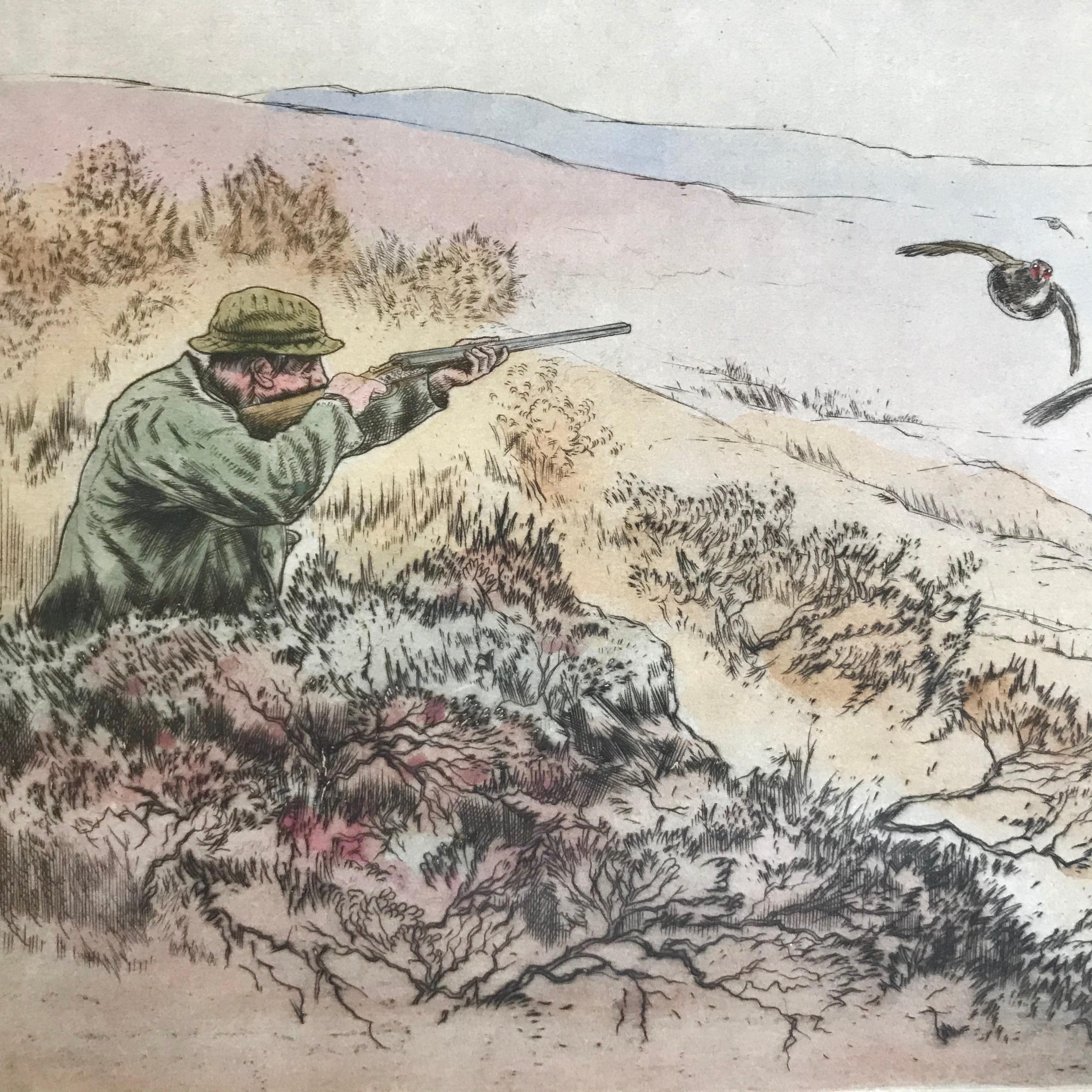“Grouse Shooting” - Print by Henry Wilkinson