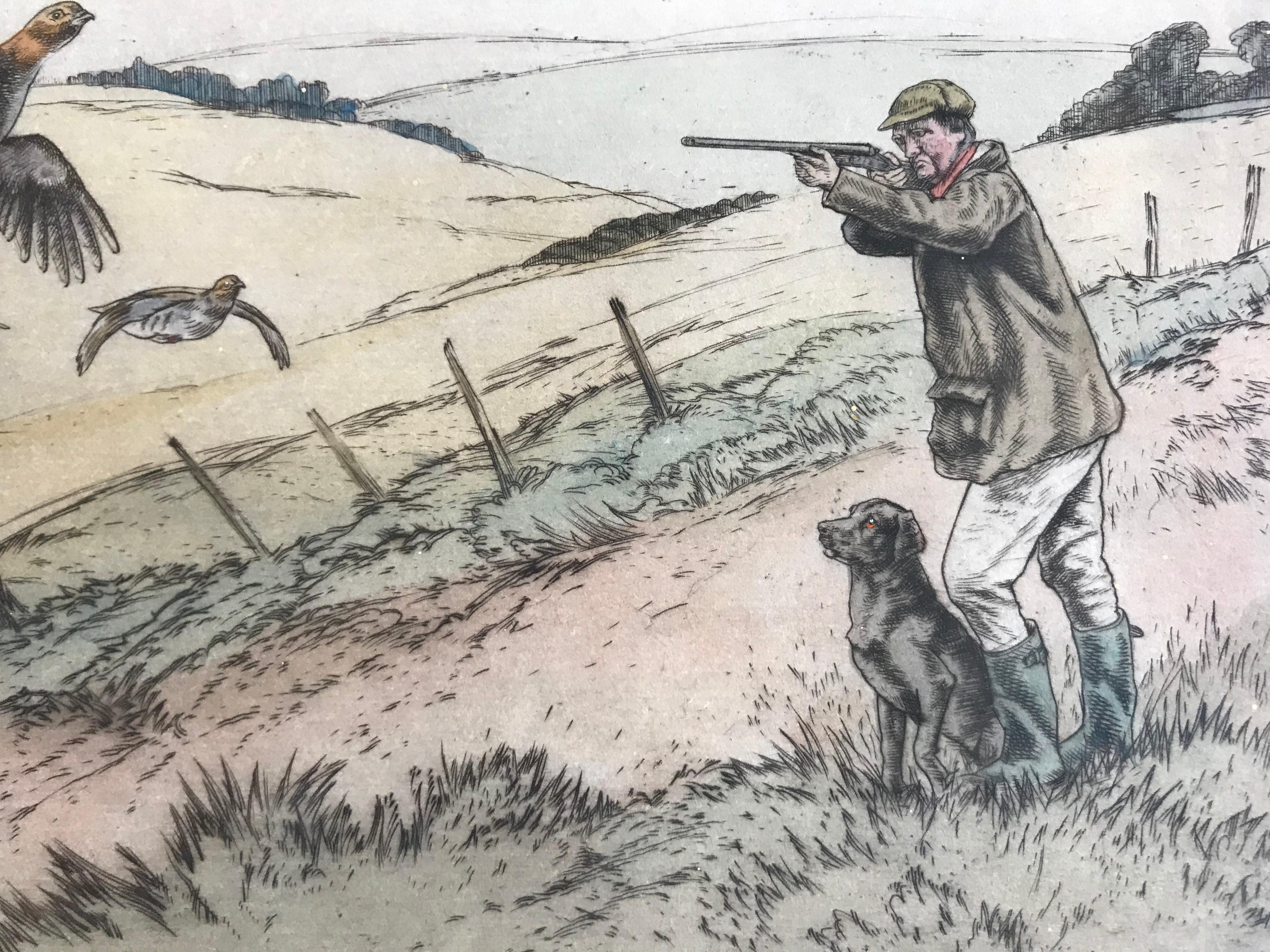 “Partridge Shooting” - Academic Print by Henry Wilkinson