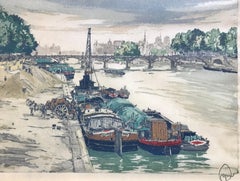 “On the Seine, Paris”
