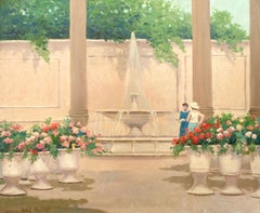 Vintage "At the Fountain"