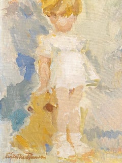 “Child with Teddy Bear”