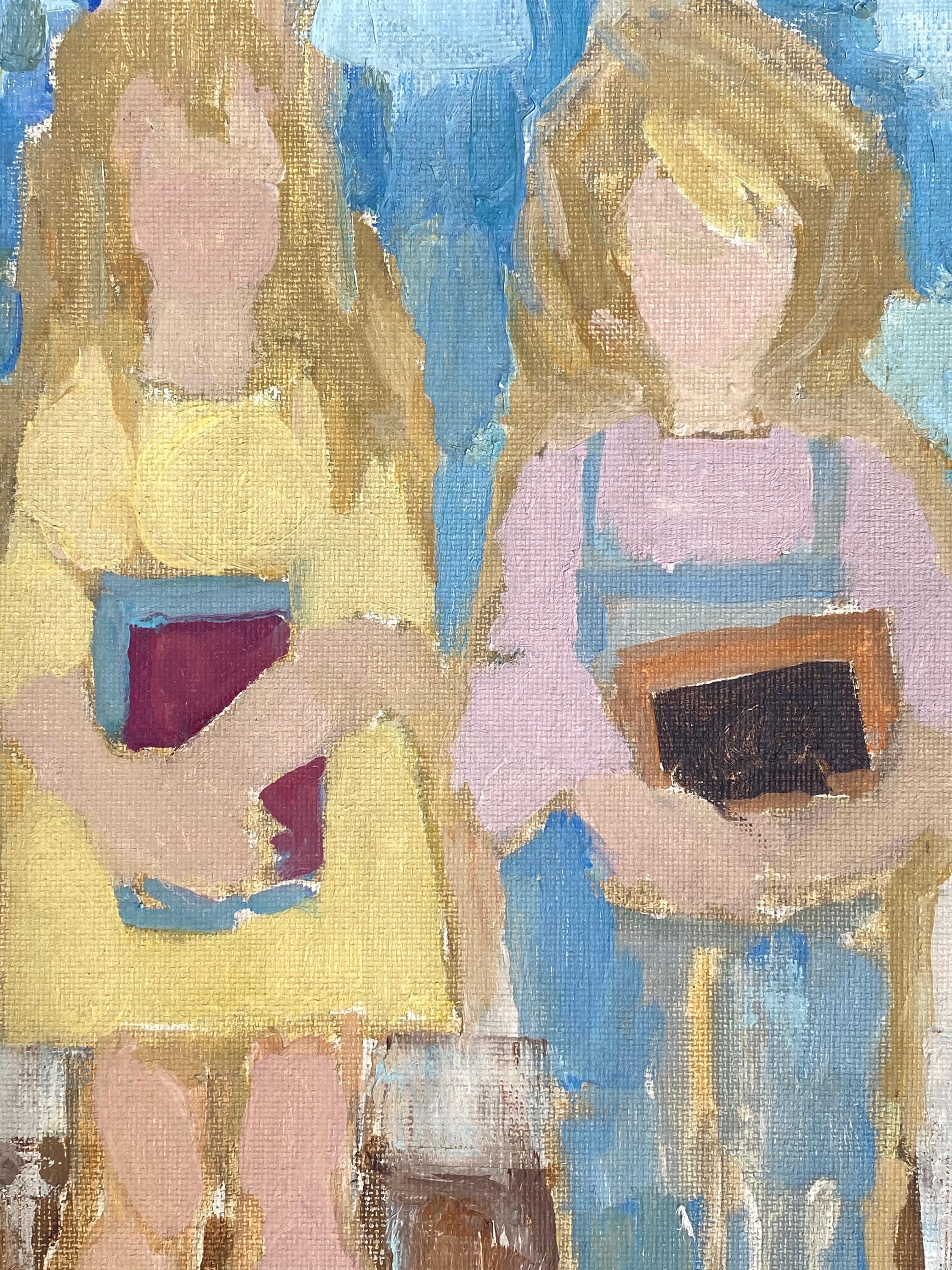 “School Girls” - Painting by Edmund Ernest Kosmowski