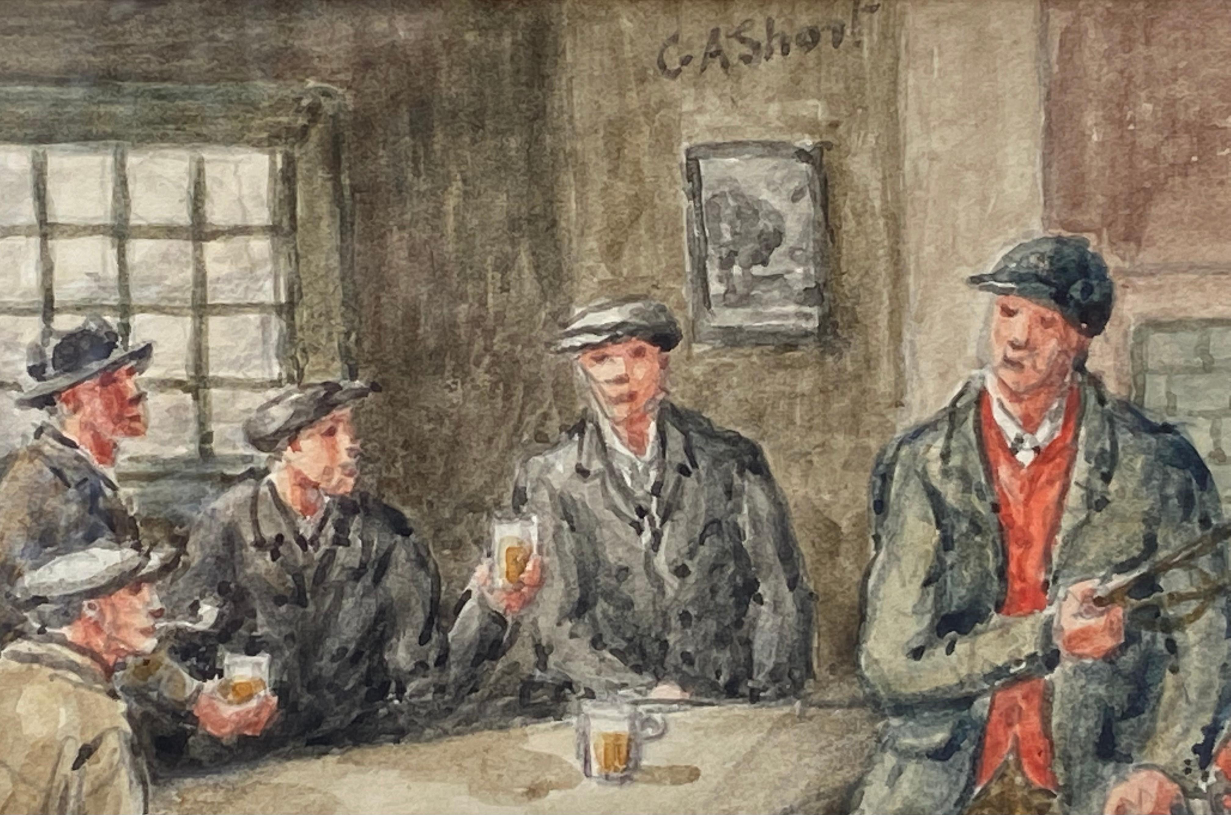 “Sharing a Pint” - Academic Art by George Anderson Short