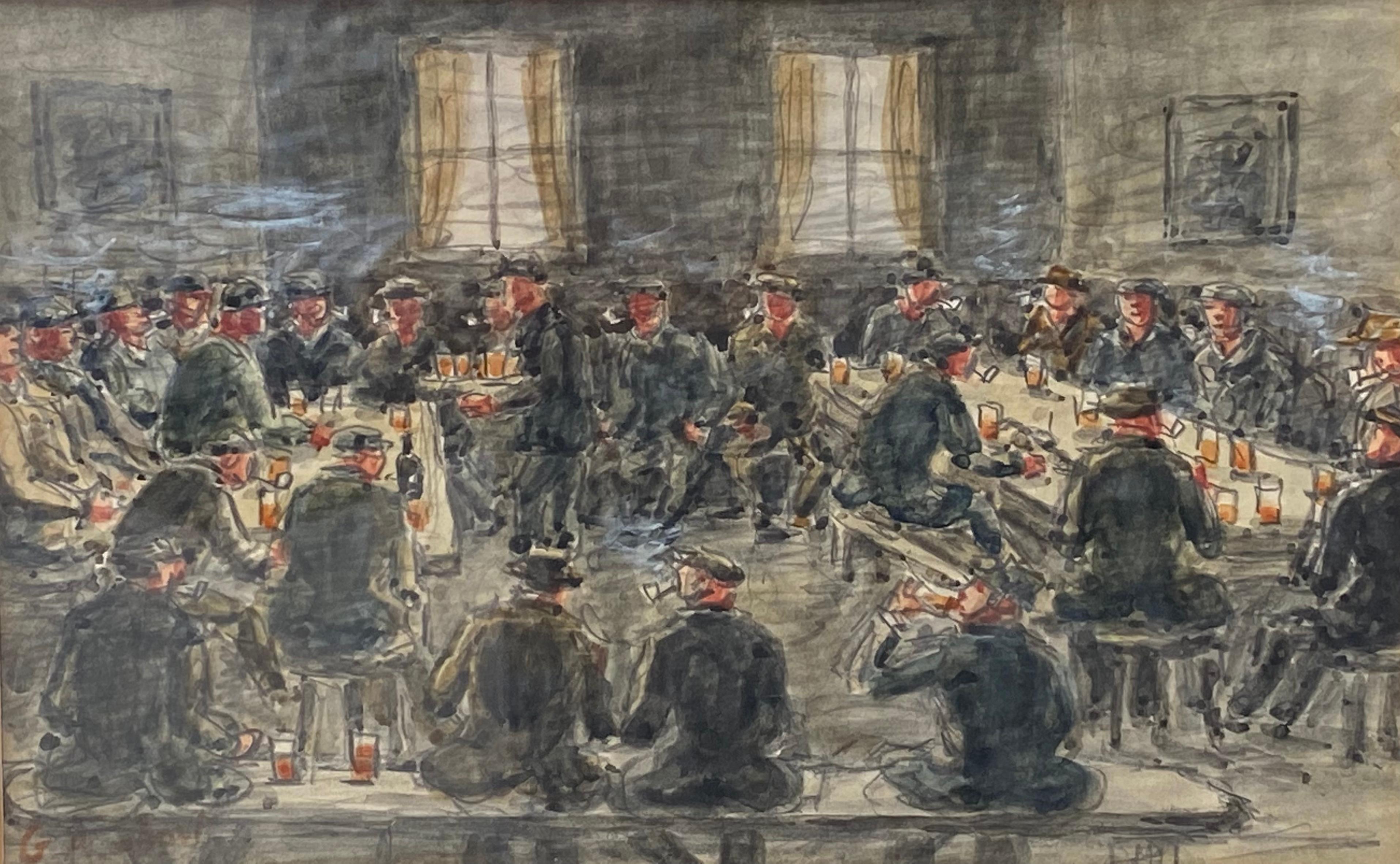 “Tavern Meeting” - Art by George Anderson Short