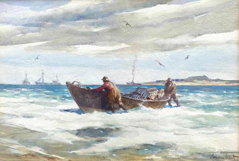 Gordon Grant - “The Lobstermen” For Sale at 1stDibs | gordon grant 