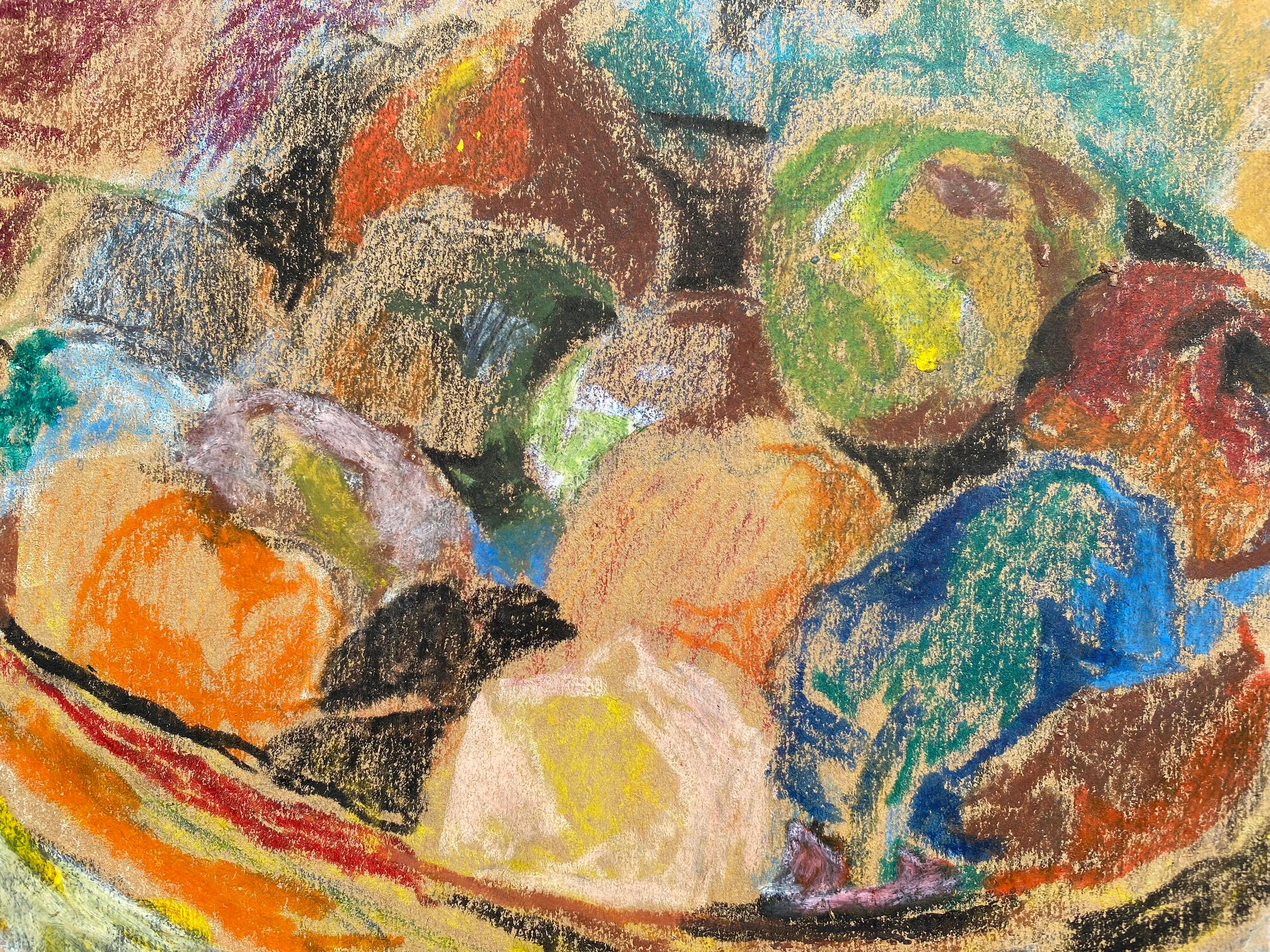Schale mit Obstmotiven (Post-Impressionismus), Art, von Jonas Lie