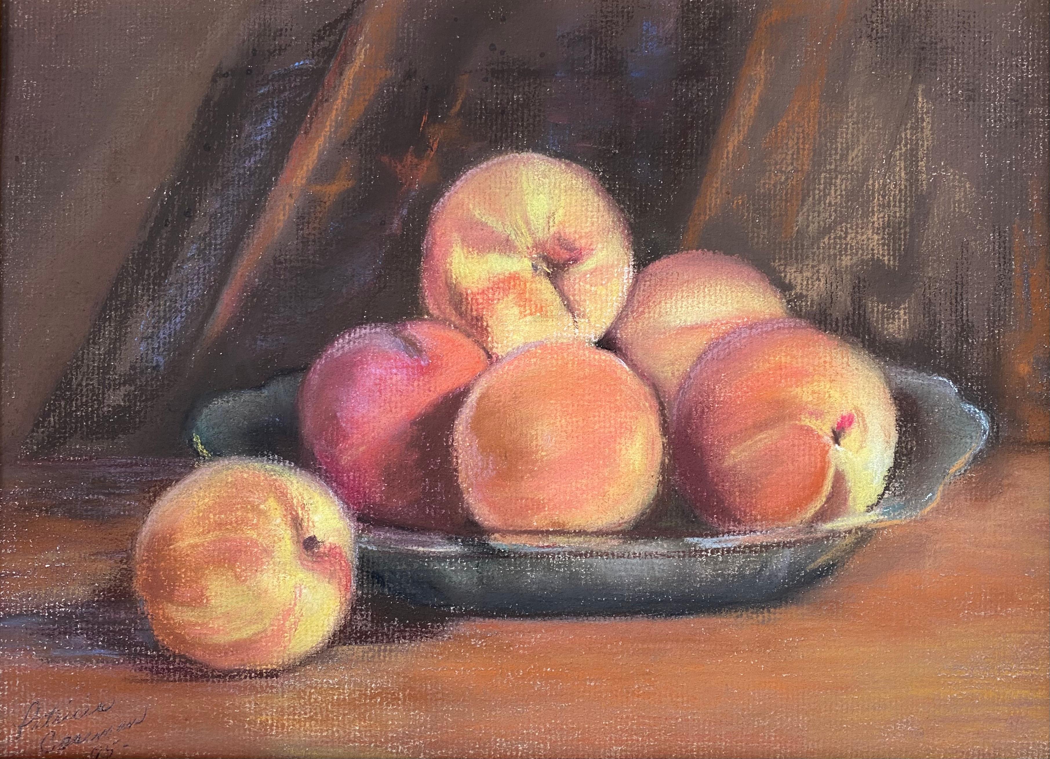 “Still Life with Peaches” - Art by Patricia Caseman