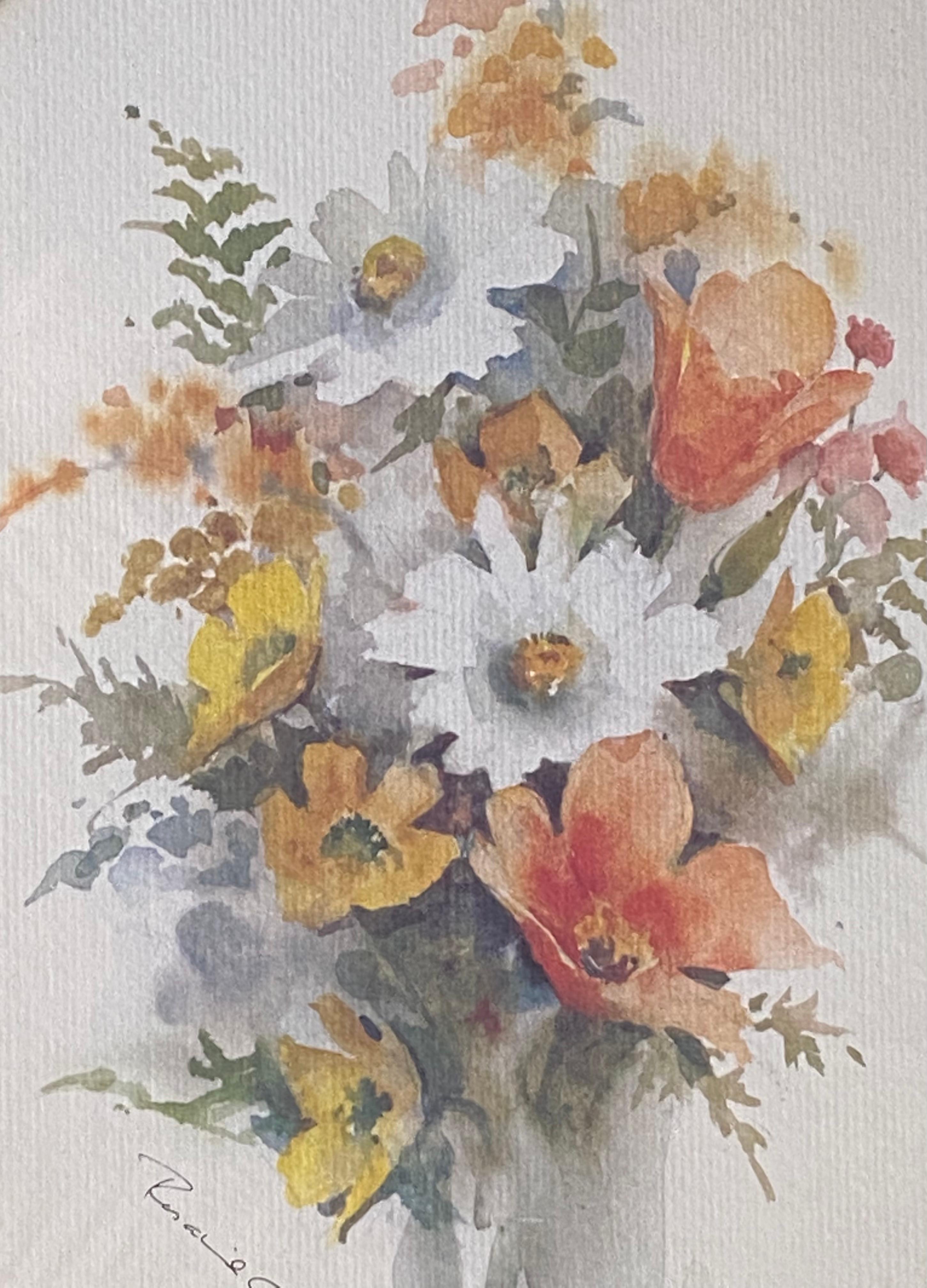 Frühlings-Blumenstrauß 2 – Art von Rosalind Oesterle