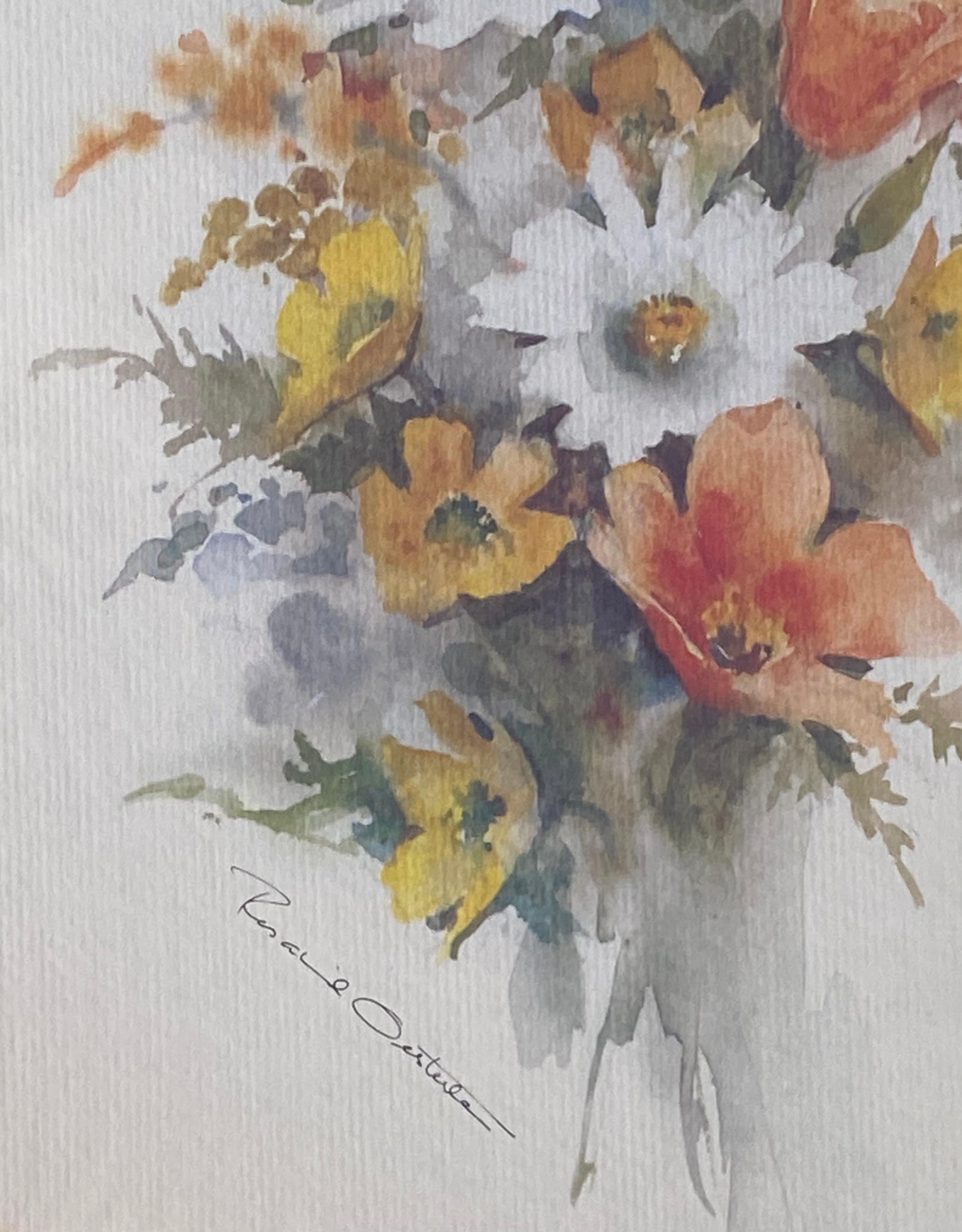 Frühlings-Blumenstrauß 2 (Zeitgenössisch), Art, von Rosalind Oesterle
