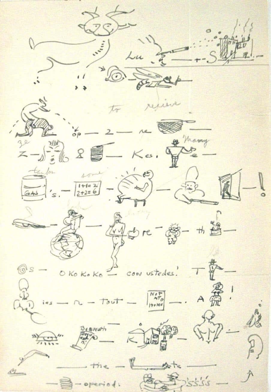 Mark Tobey, Rebus Letter