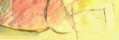Agnes Weinrich, Head of a Woman, 1925, early modernist drawing, signed
