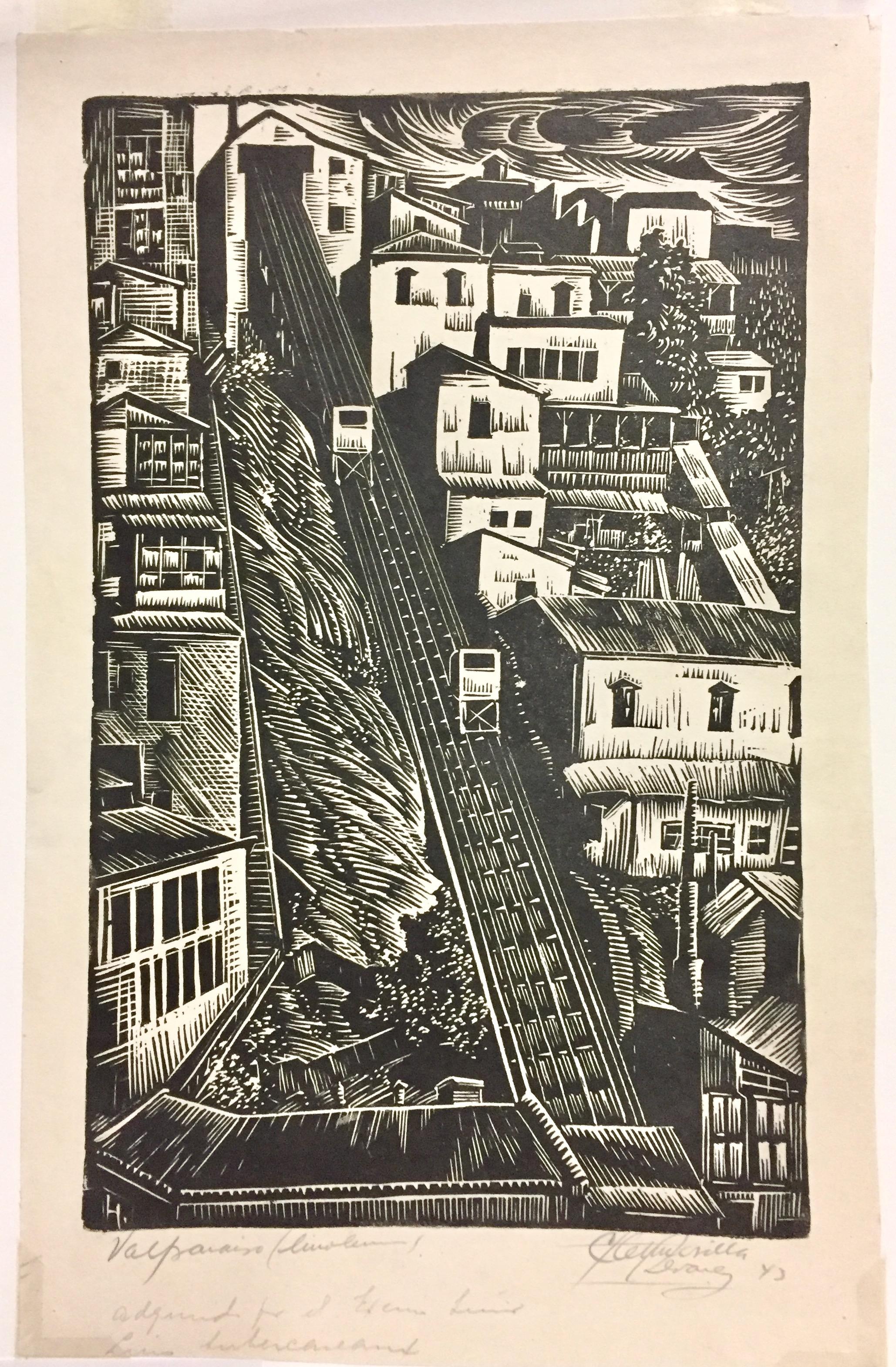Valparaiso - Print by carlos hermosilla alvarez