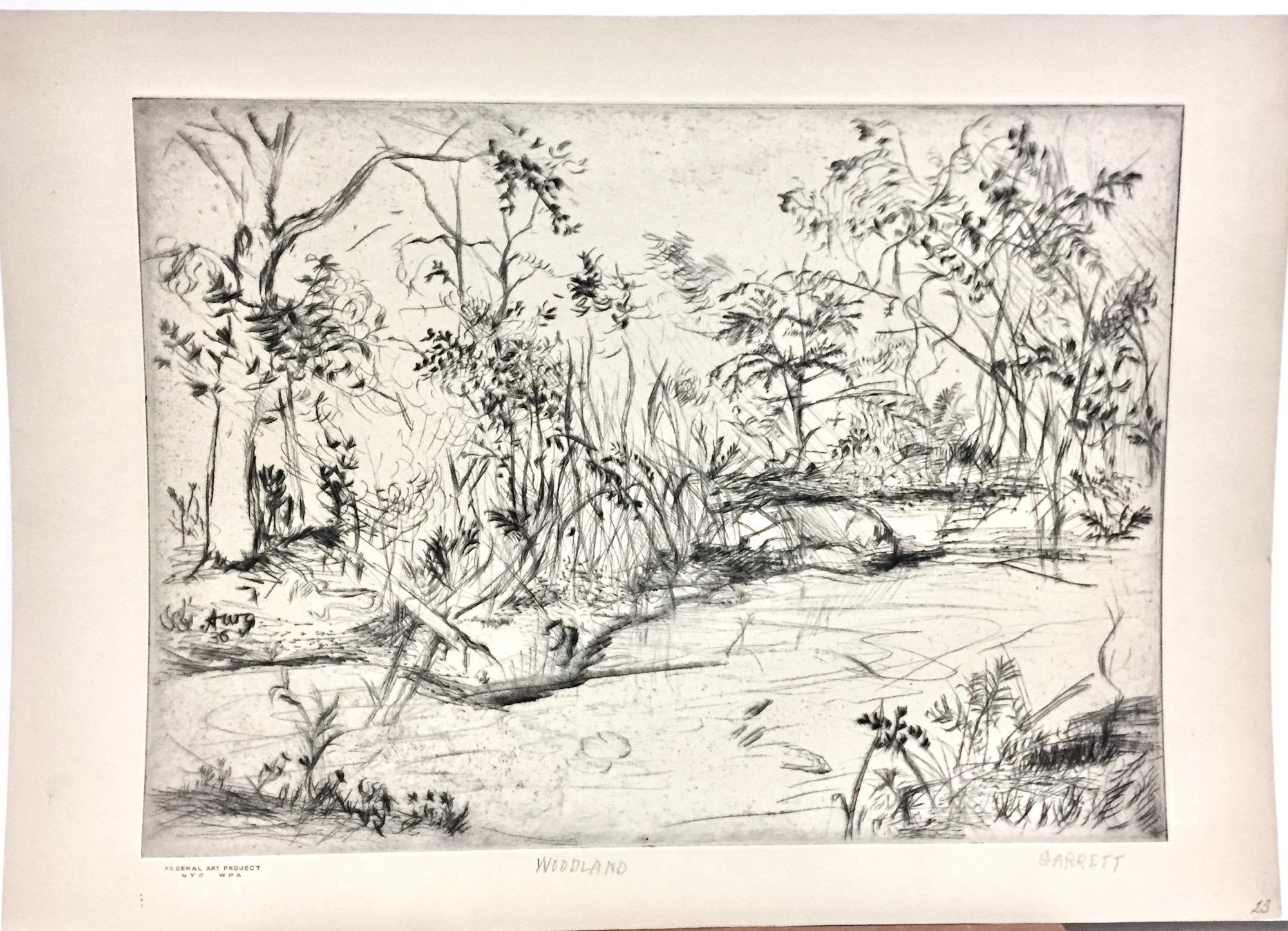 Woodland - Print by Adams Wirt Garrett