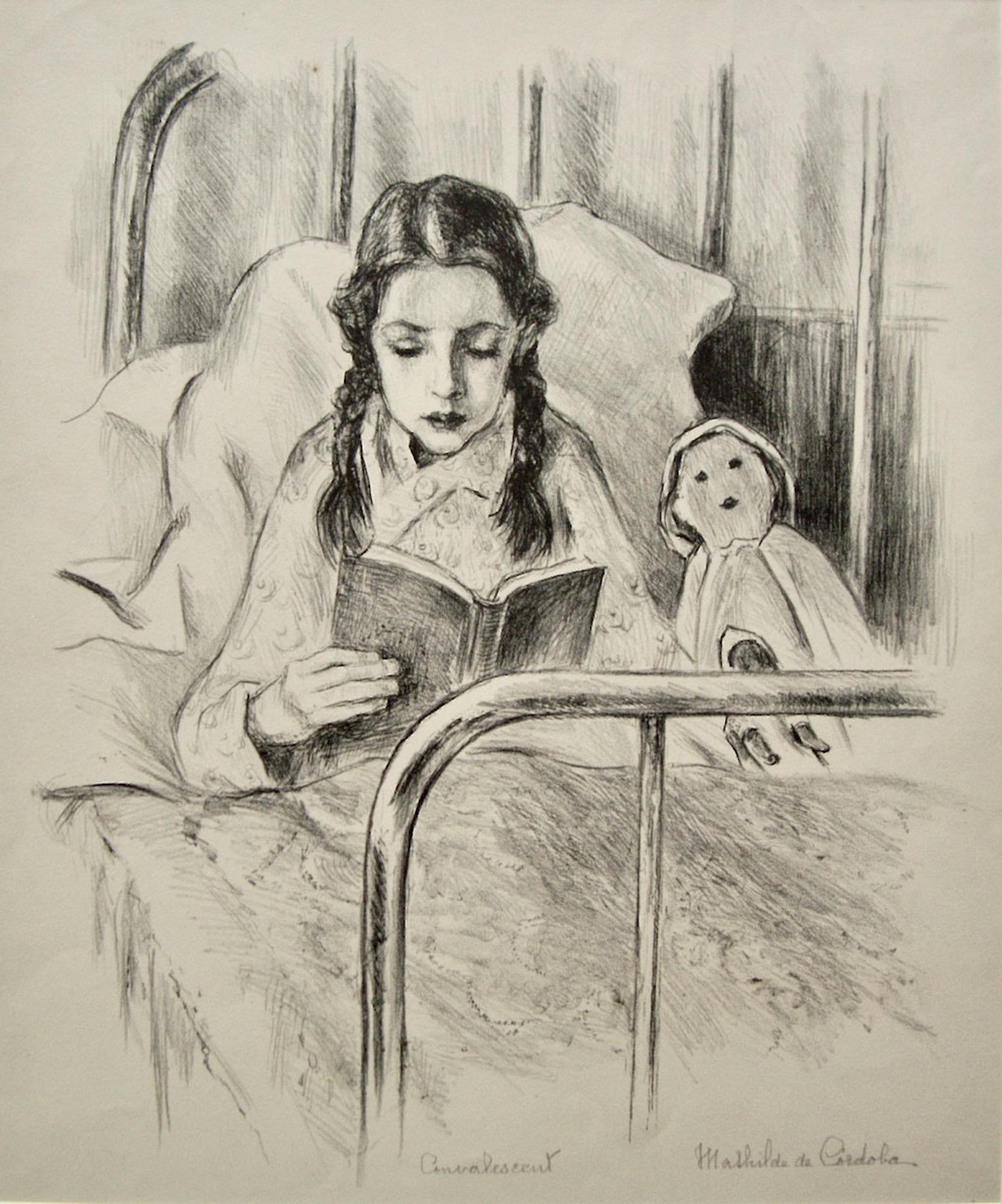 Mathilde de Cordoba Interior Print – Schillerndes Spiegelbild