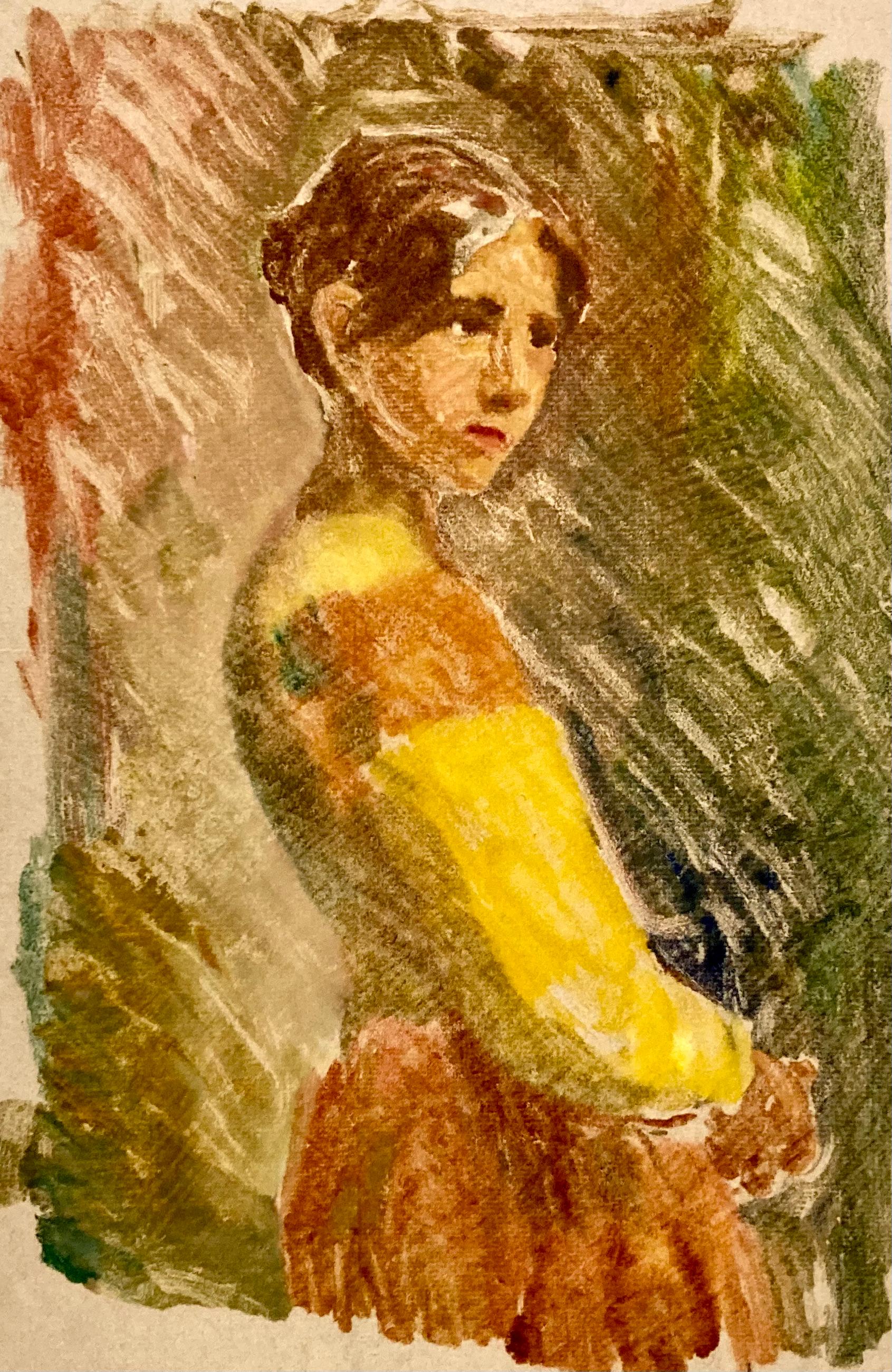 Paul Gattuso, (Femme adolescente) - Art de Paul Gattuso. 