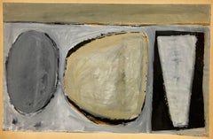 Clinton Hill, FL (Florence, Italien), 1952, Gouache-Zeichnung, eine Abstraktion