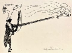 Alfred Bendiner, (R.M.S. Mauretania, Cunard Lines, Menú)